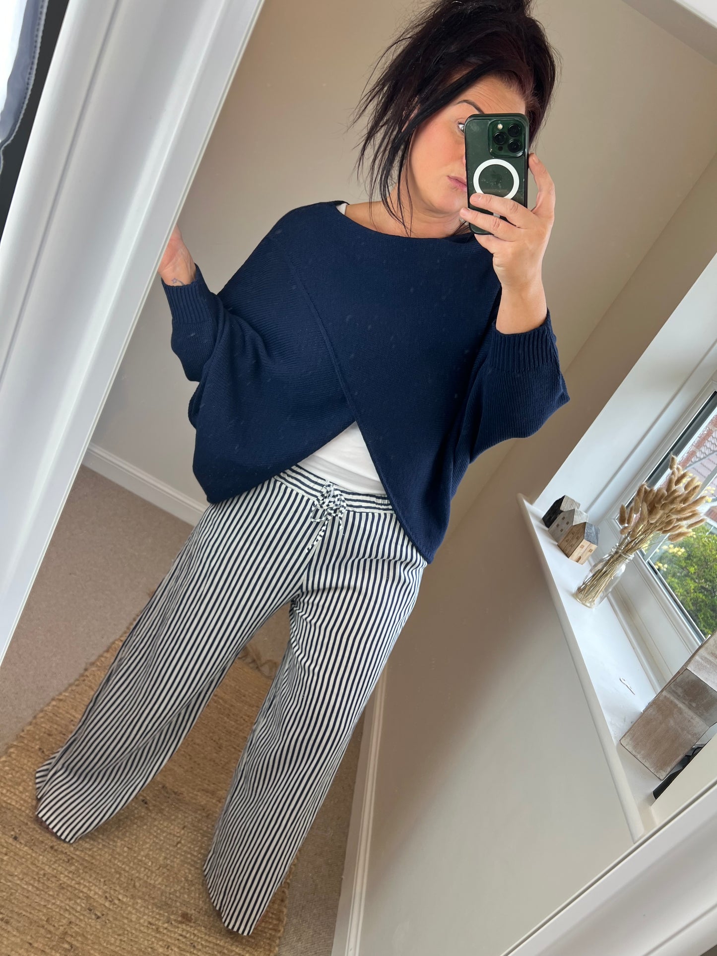 Wrap Knit - Navy
