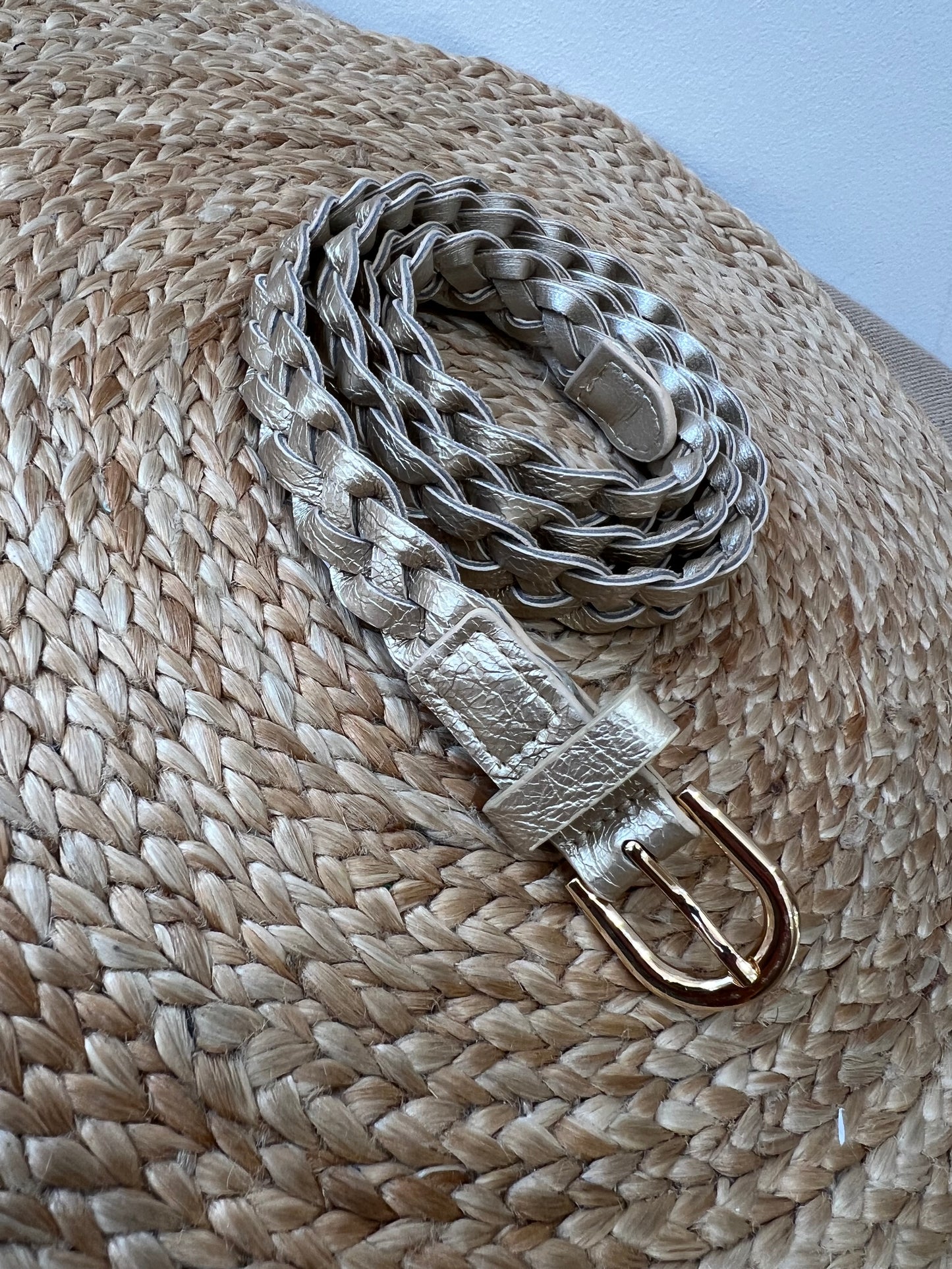 Thin Waist Belt - Gold