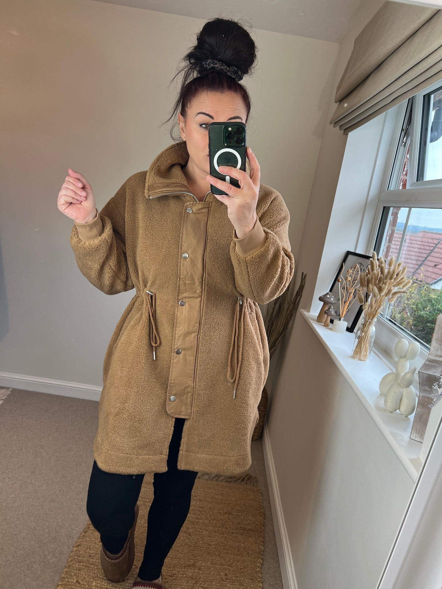 Fleece Jacket - Tan
