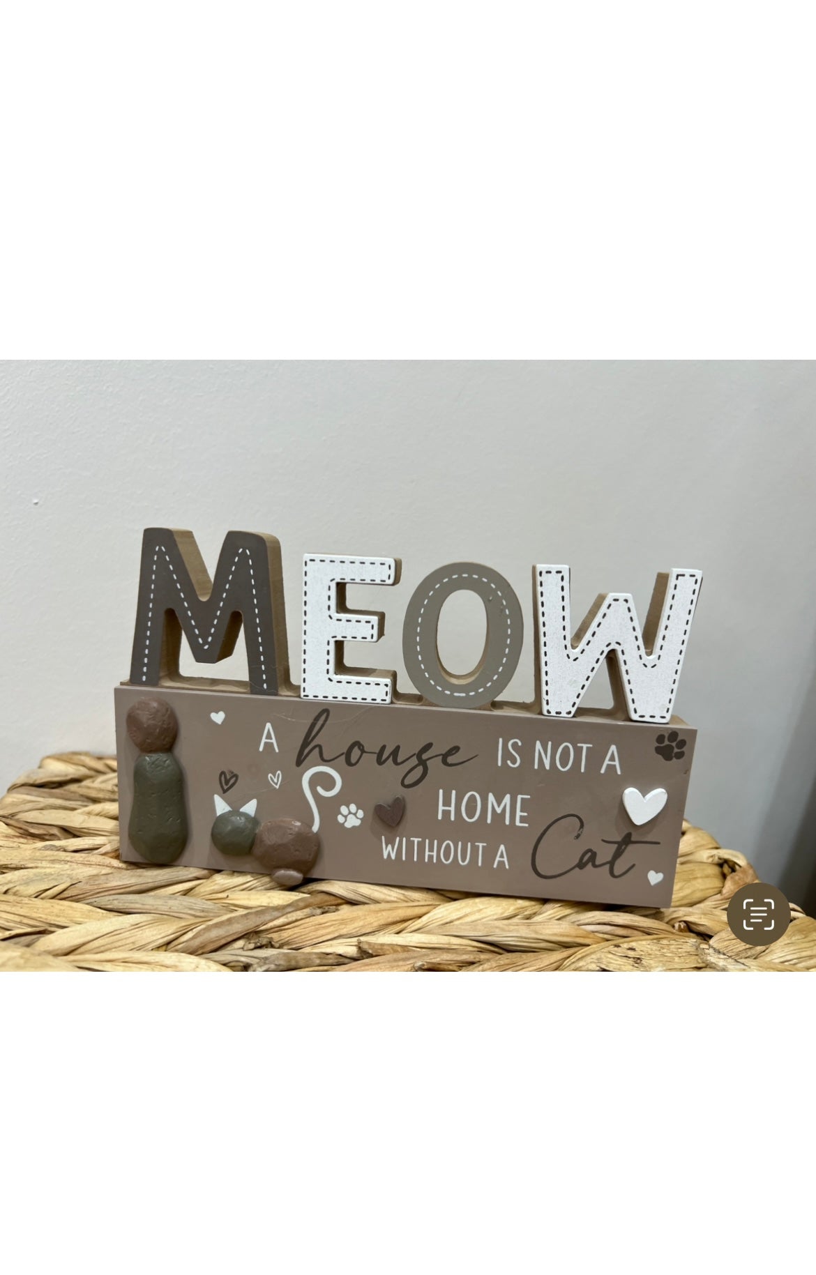 Freestanding Sign - Meow