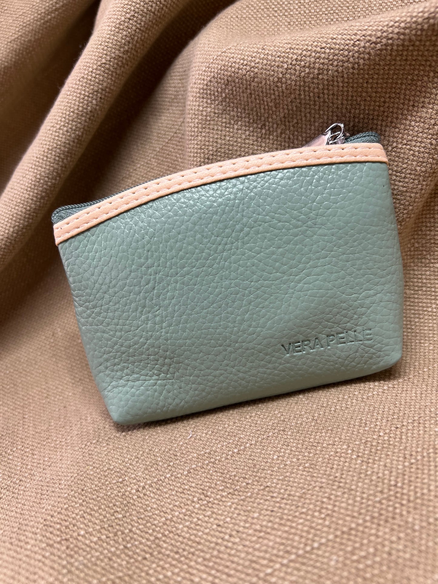Leather Coin Purse - Mint