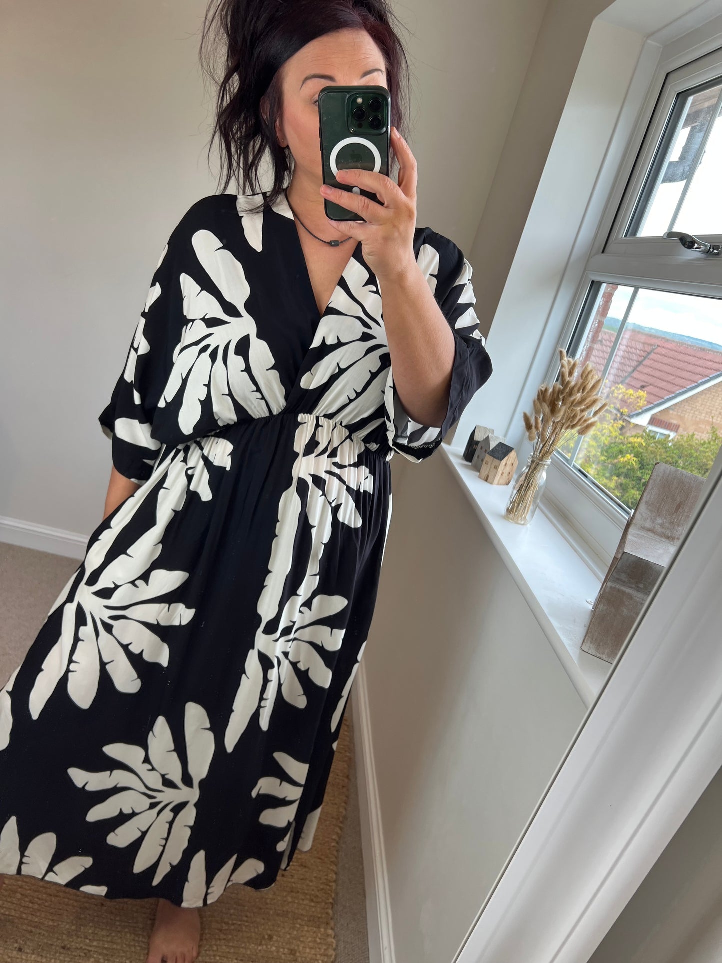 Floaty Maxi Dress - Black