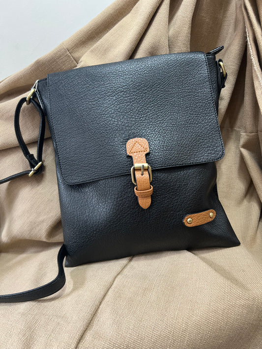 Satchel Crossbody Bag - Black