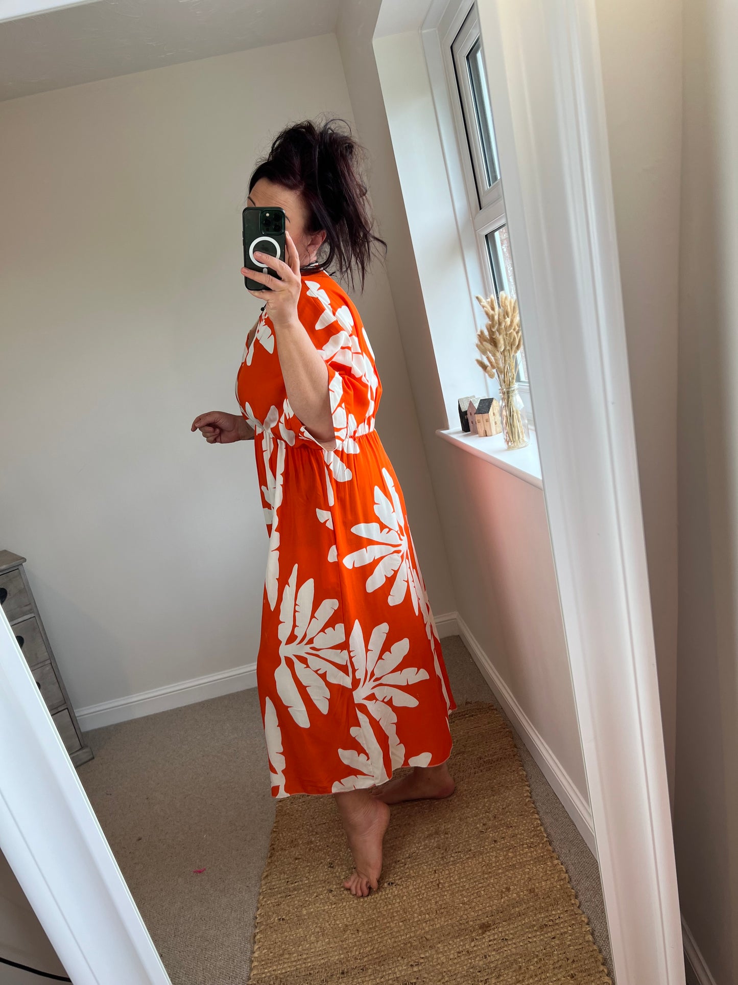 Floaty Maxi Dress - Orange
