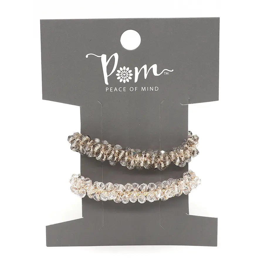 Crystal Hairbands - Silver