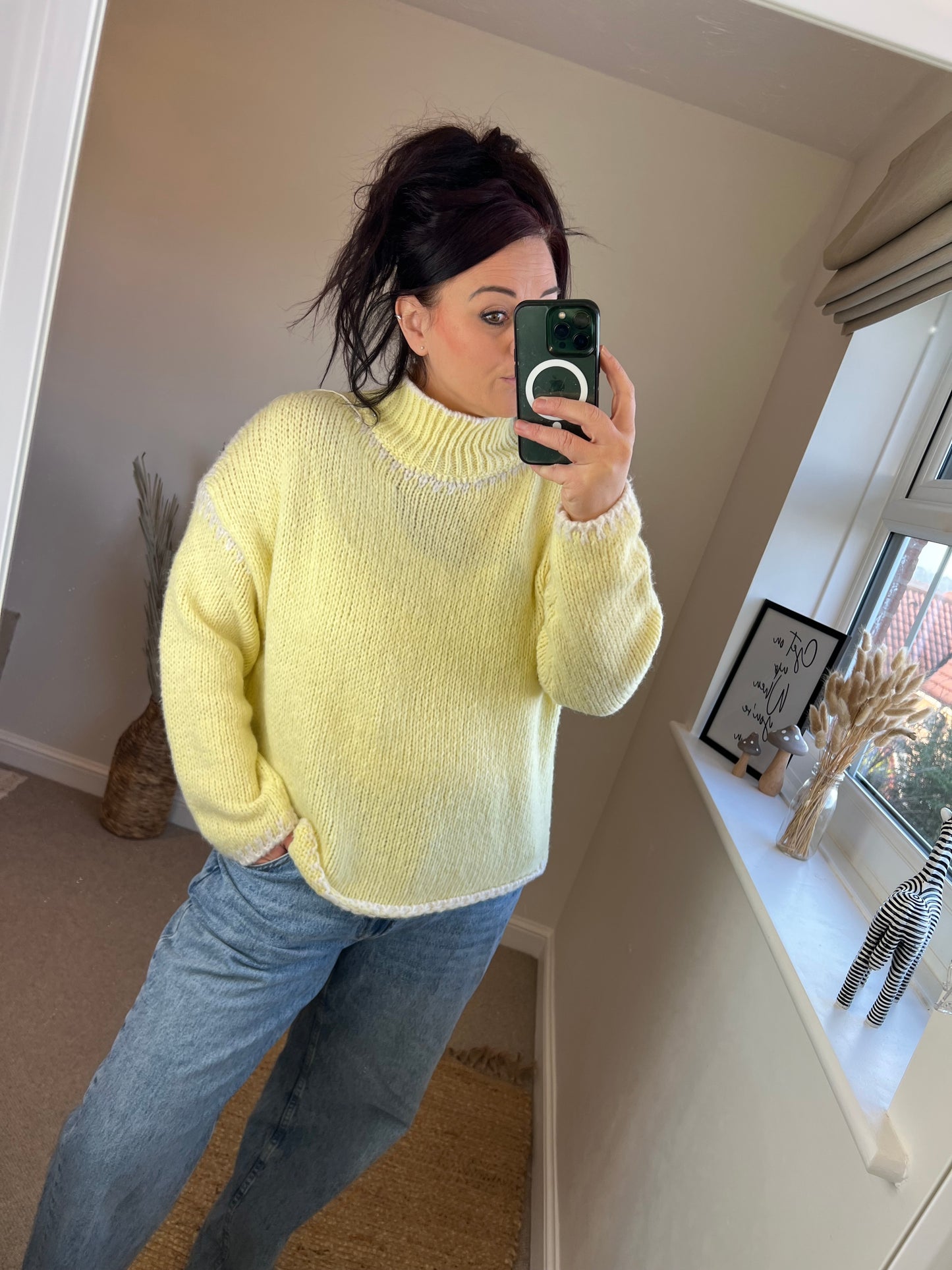 Stitch Jumper - Lemon