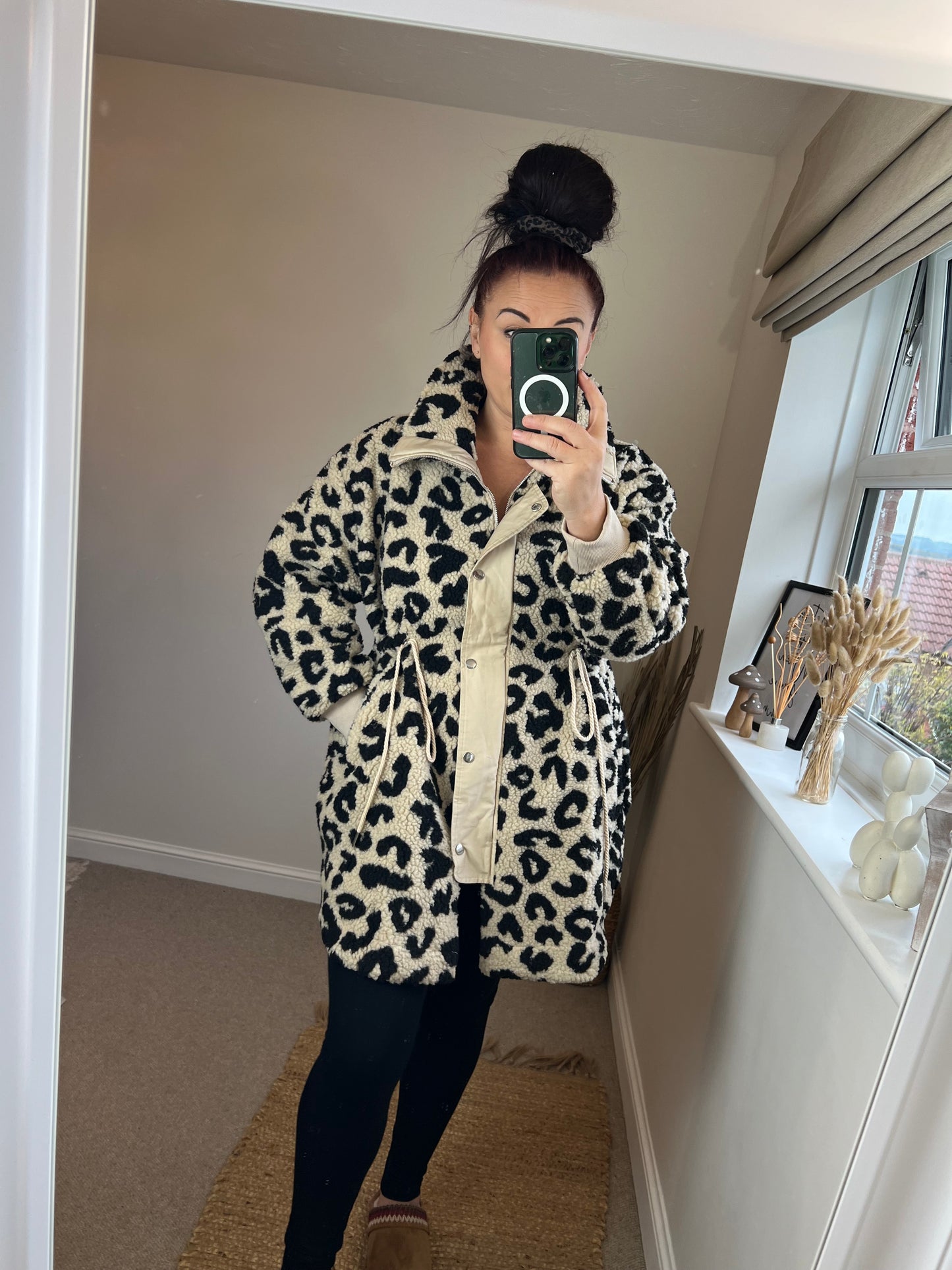 Fleece Jacket - Leopard
