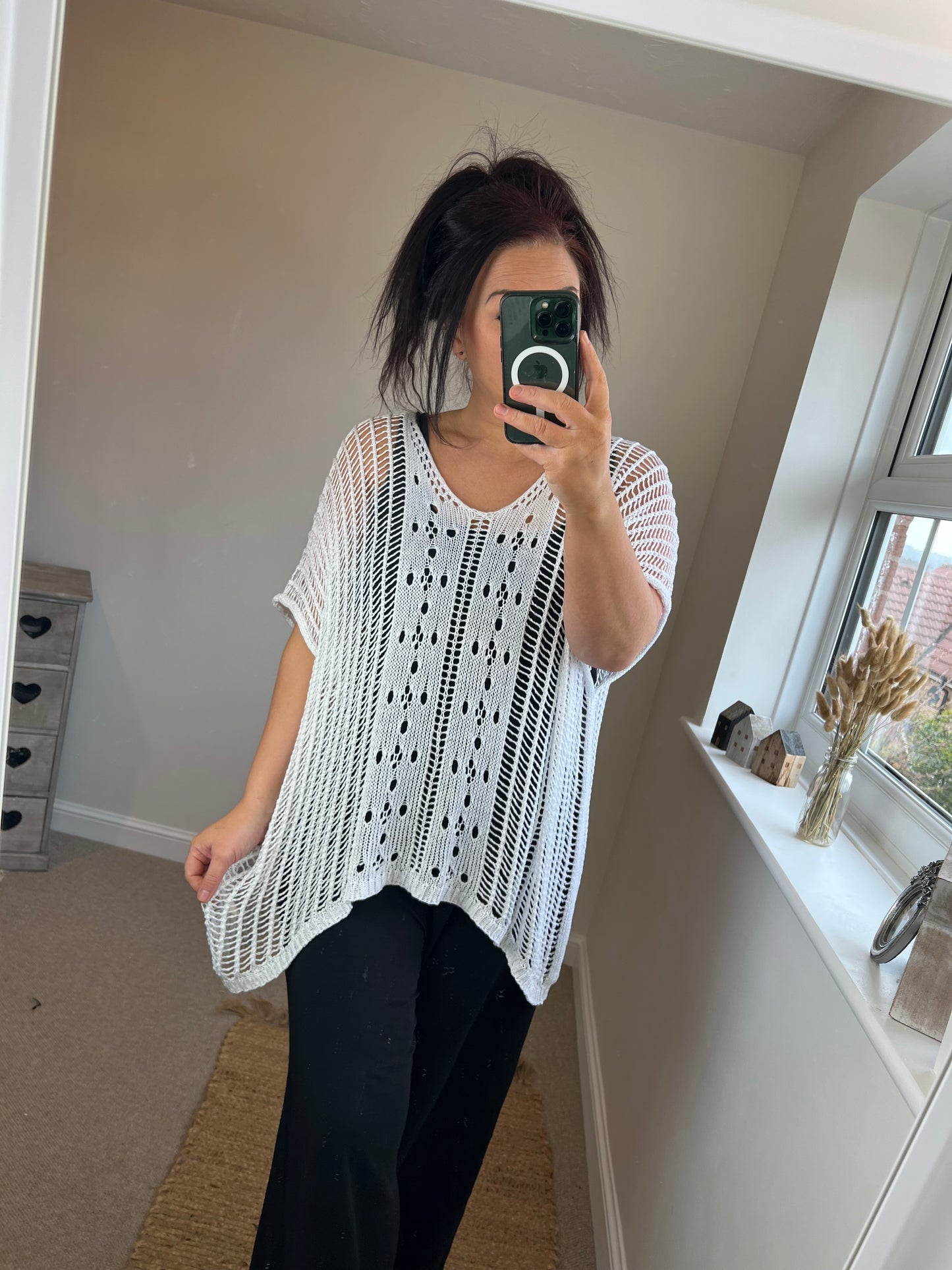 Crochet Top - White