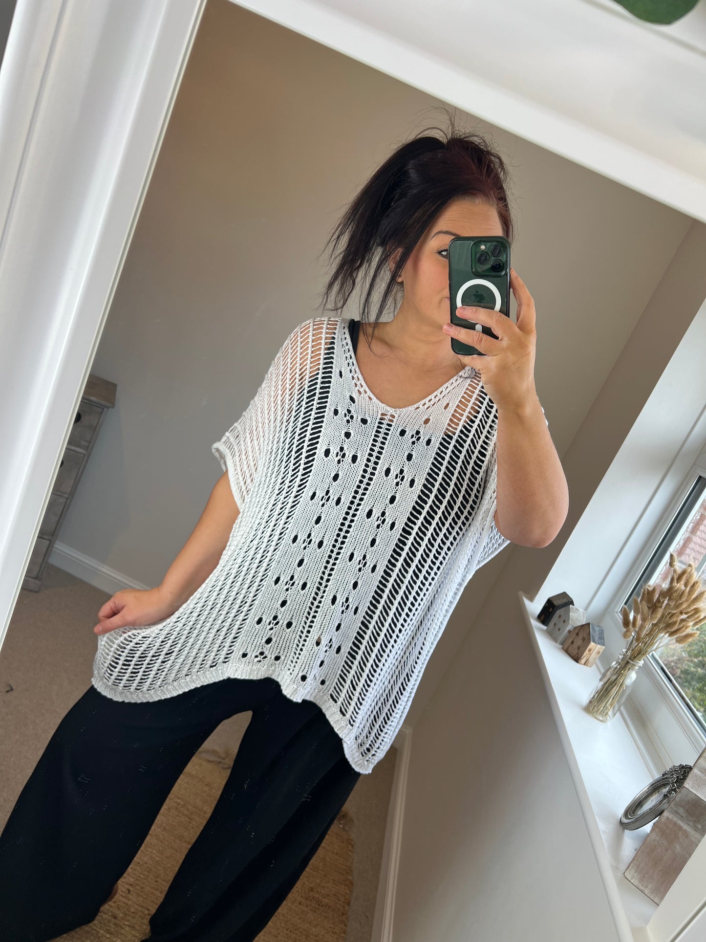 Crochet Top - White