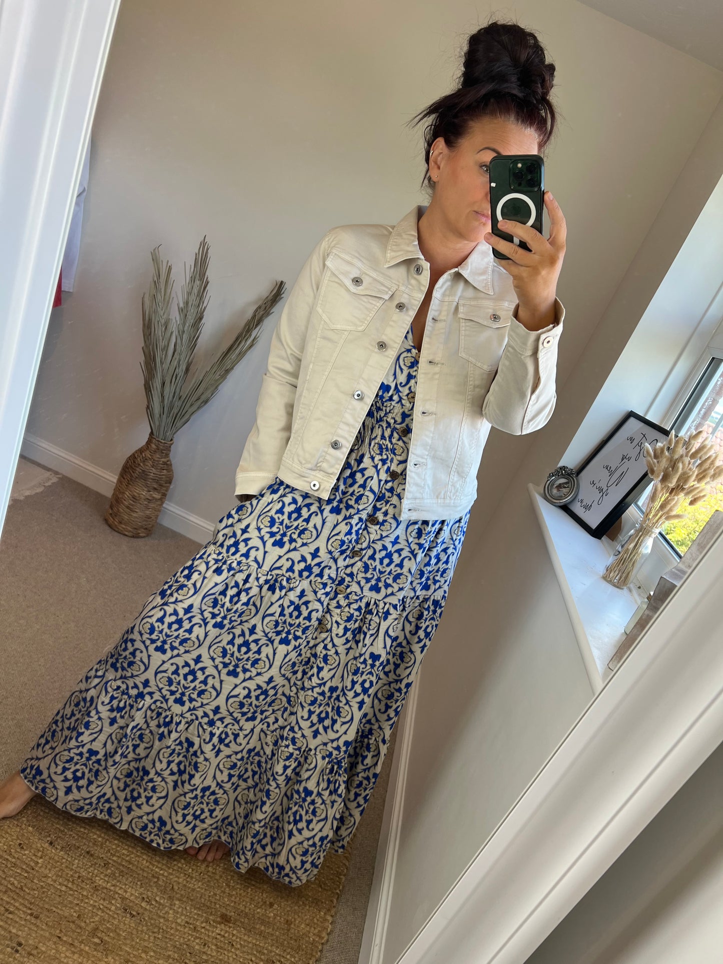 Denim Jacket - Cream