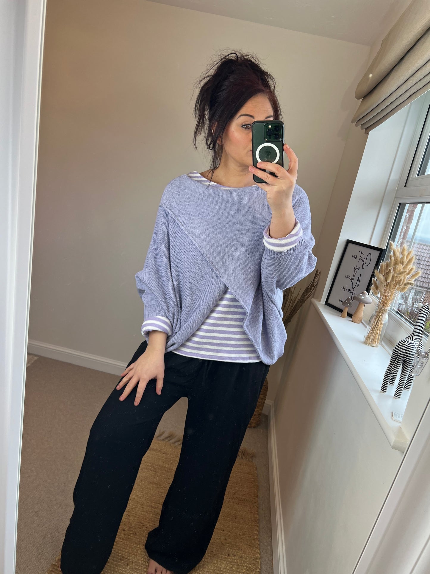 Wrap Knit - Lilac