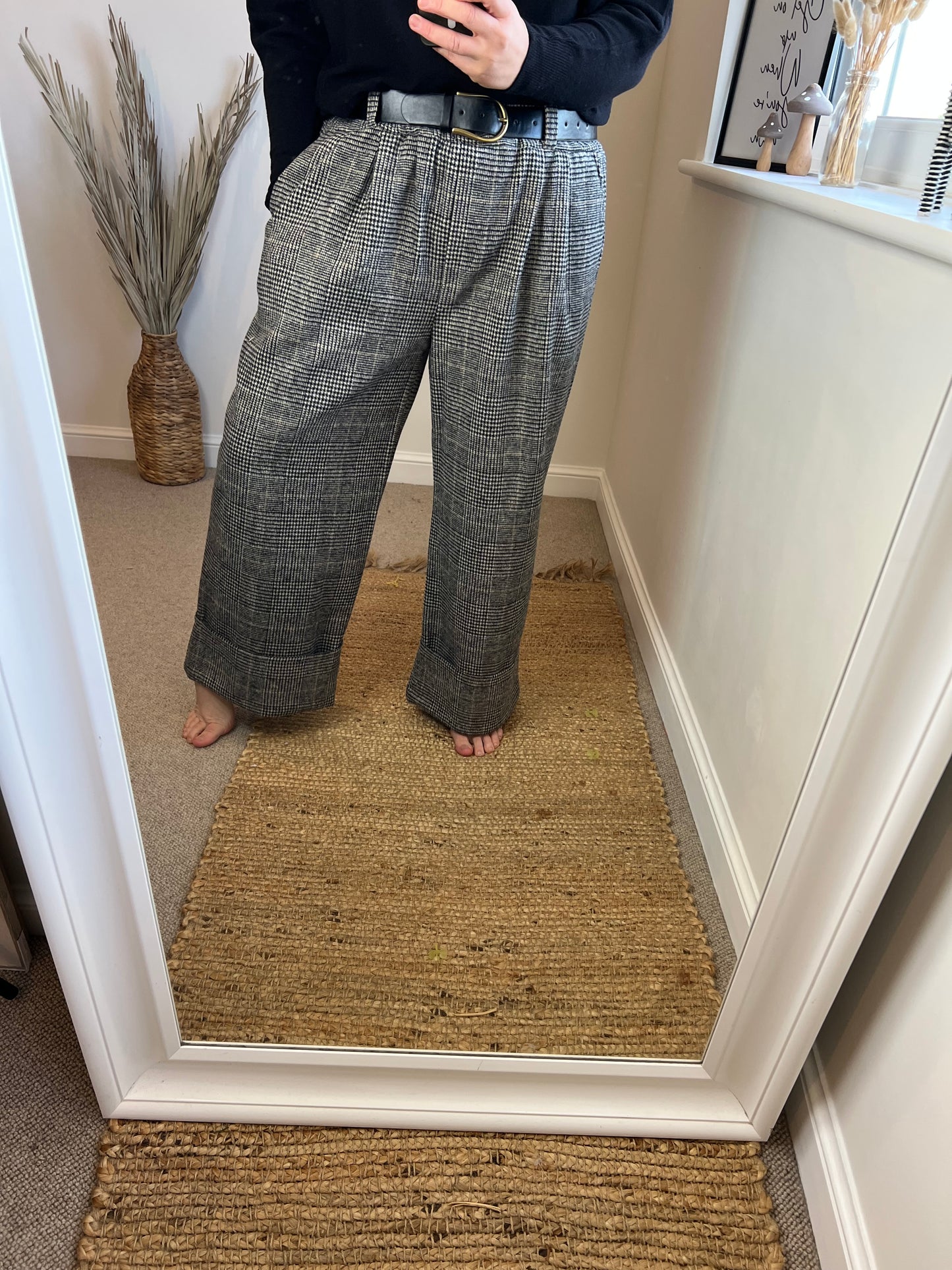 Checked Trousers