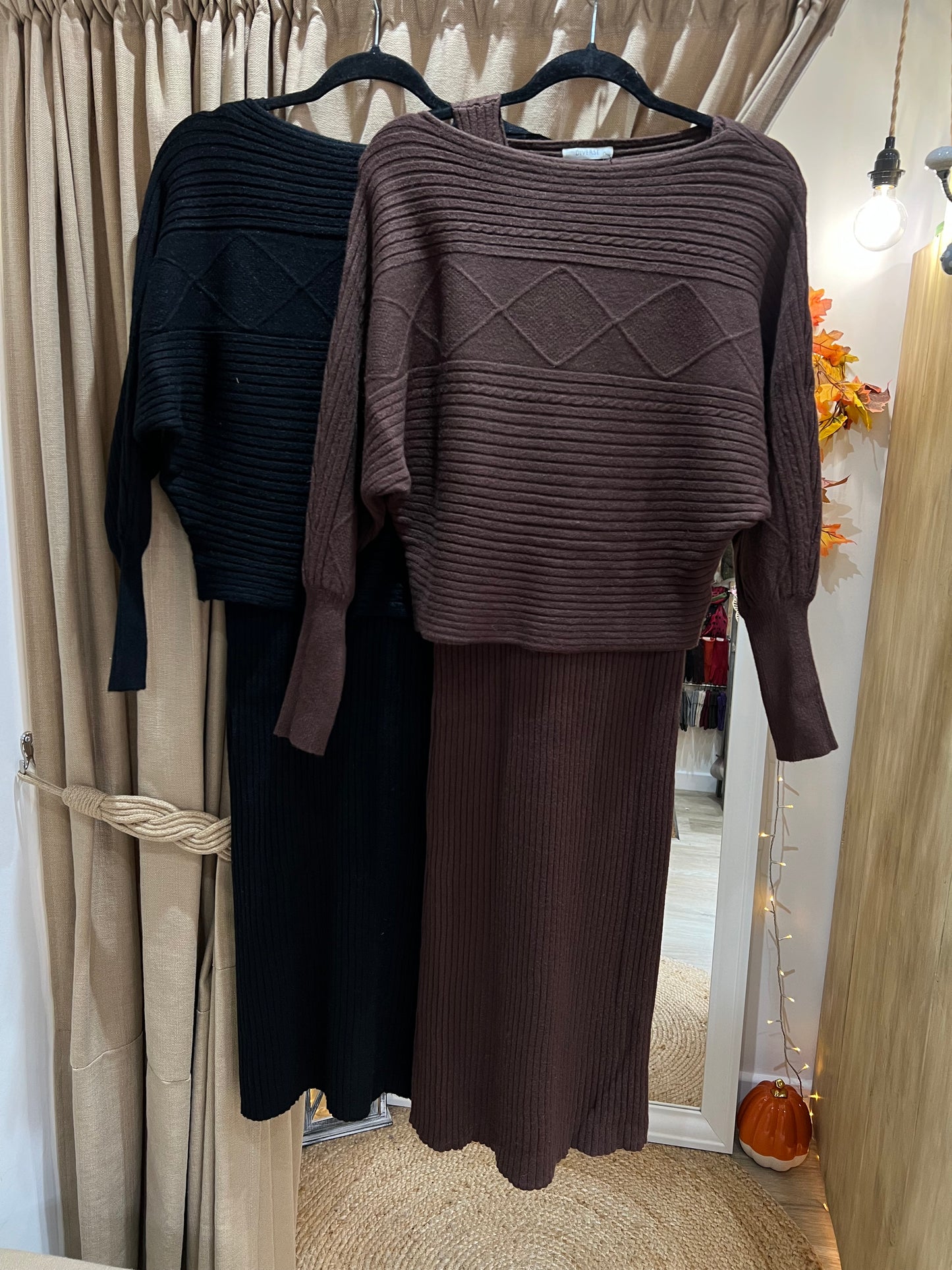 Jumper Dress - Chocolate