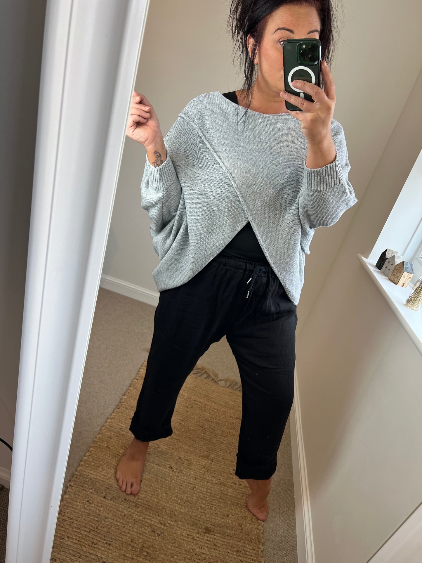 Wrap Knit - Grey