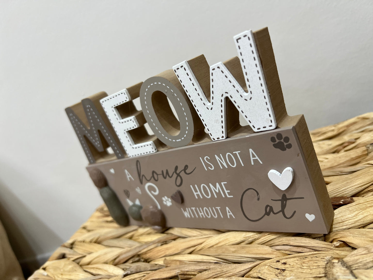 Freestanding Sign - Meow
