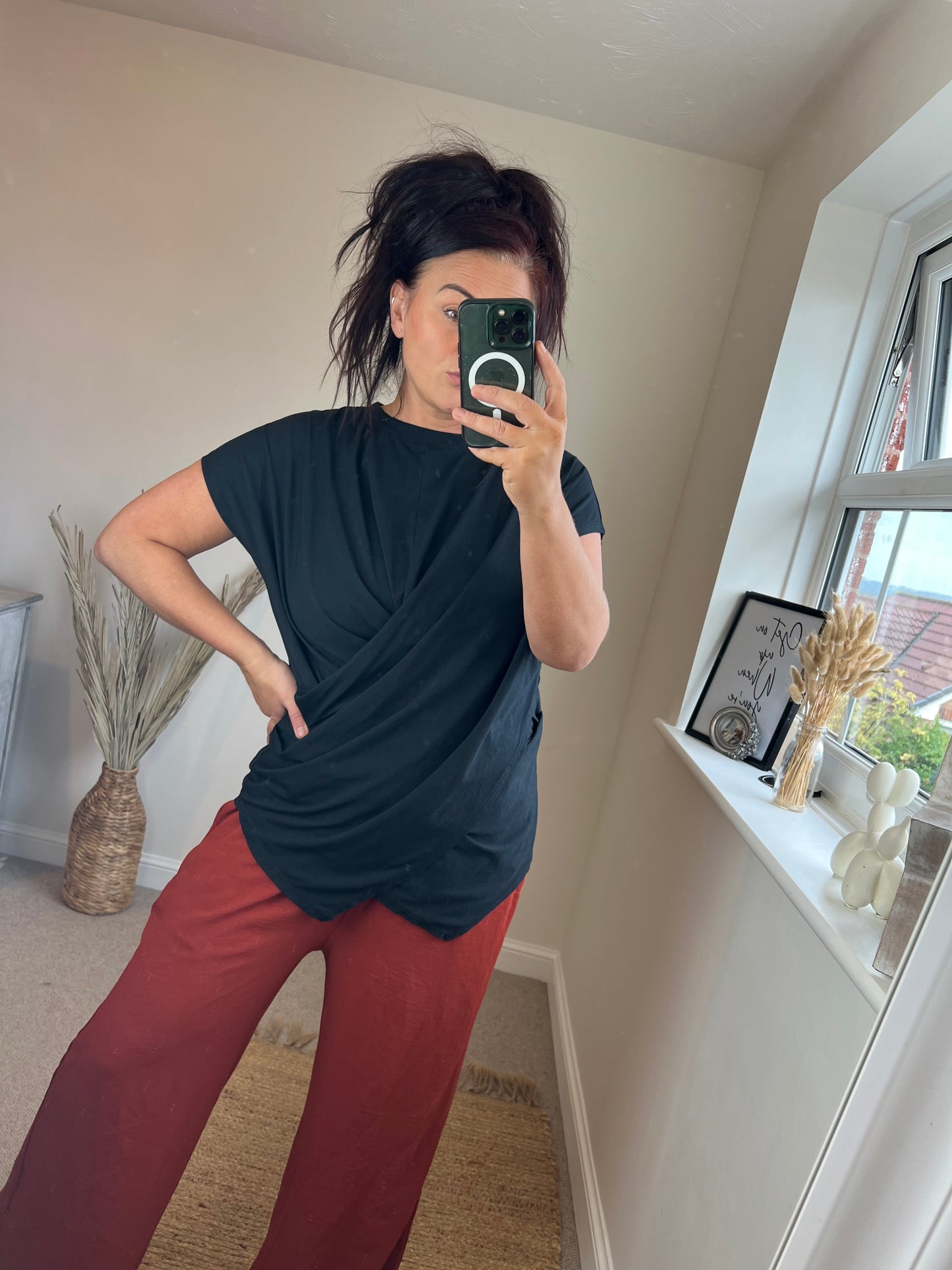 Crossover Top - Black