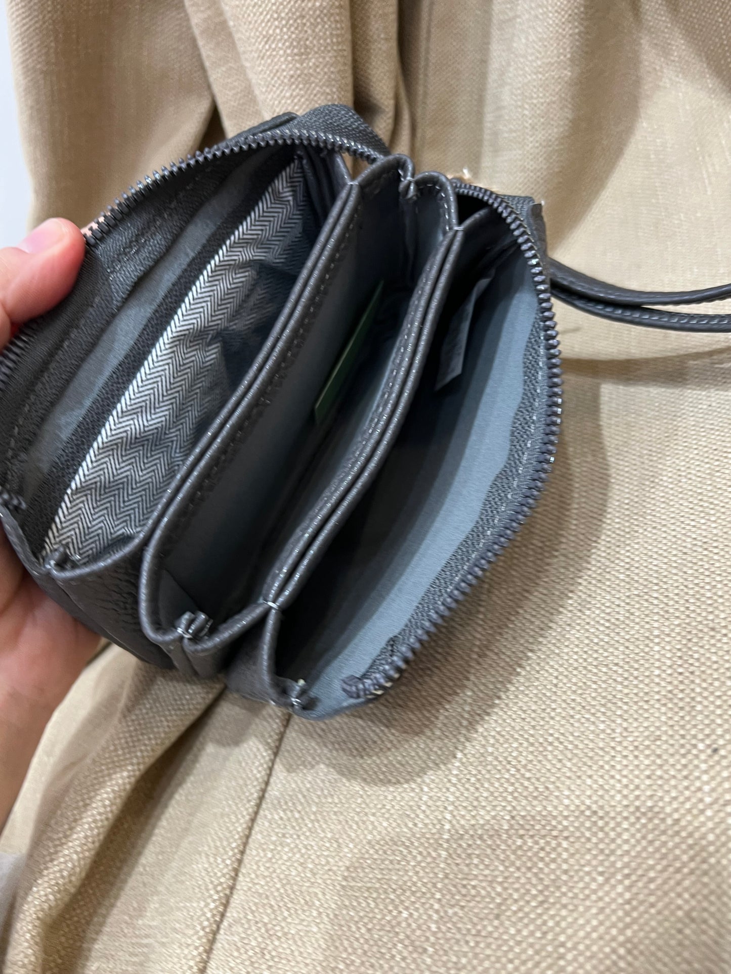 Wristlet Purse - Charcoal