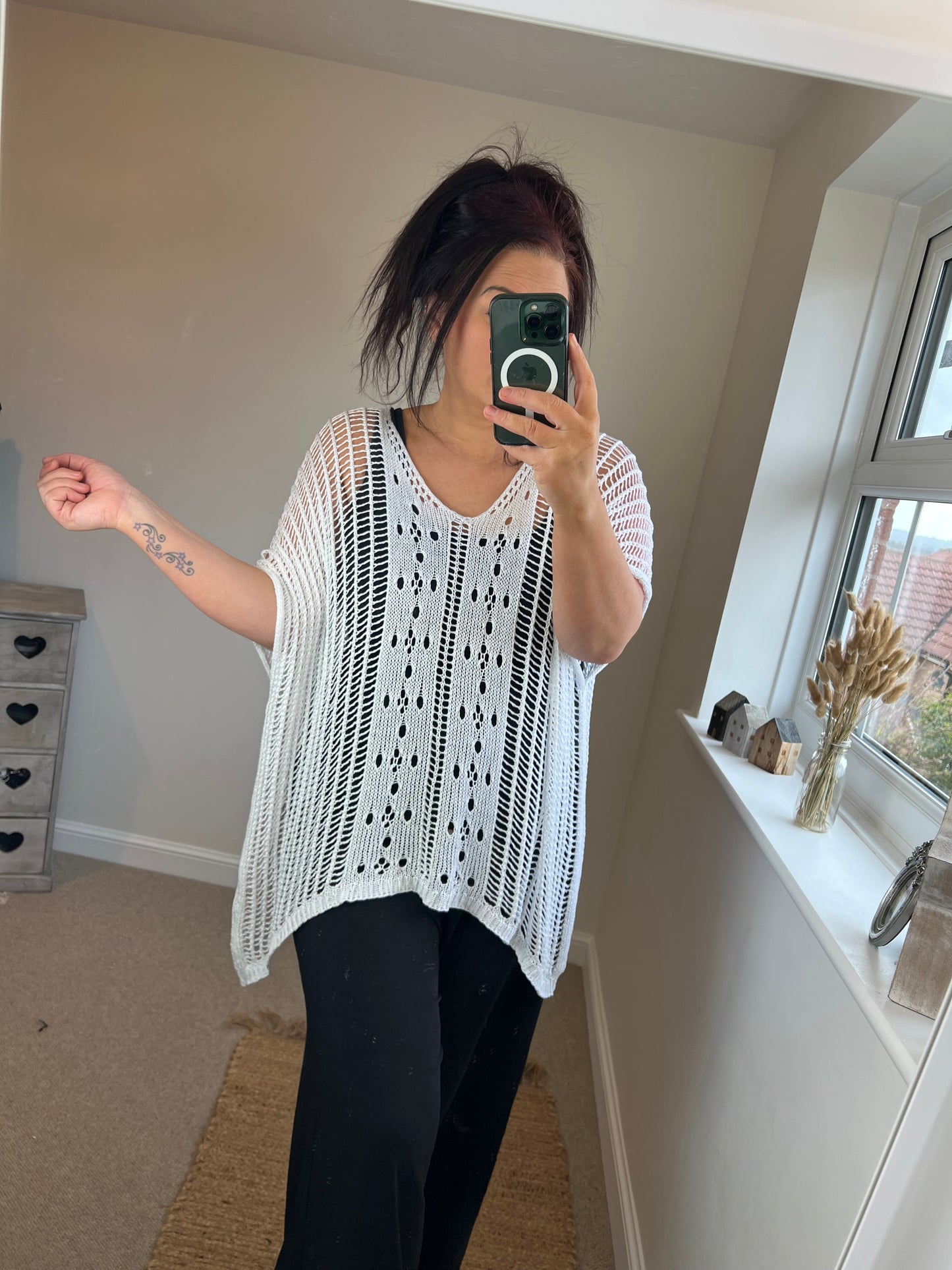 Crochet Top - White
