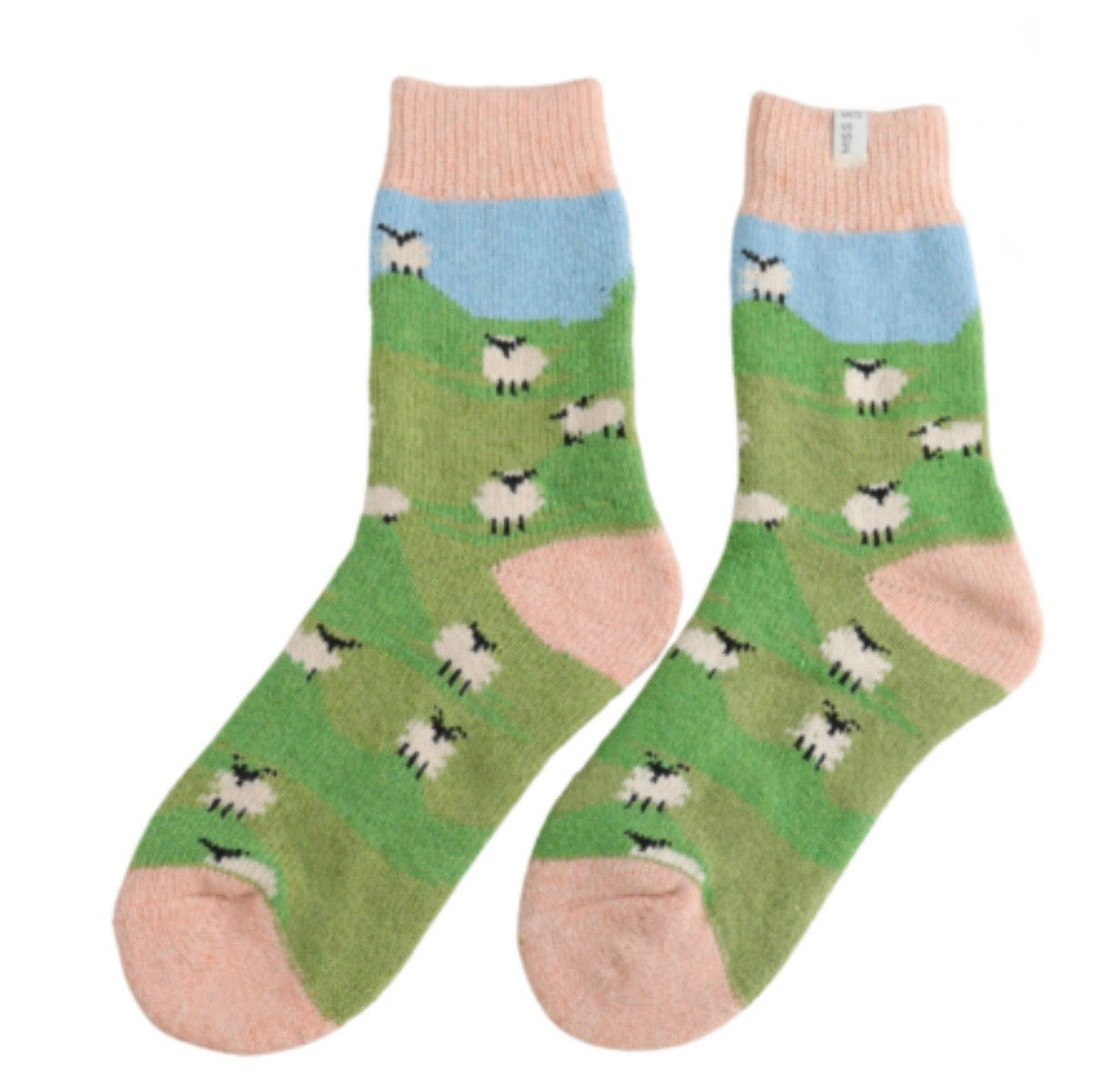 Miss Sparrow Wool Socks - Highland Sheep