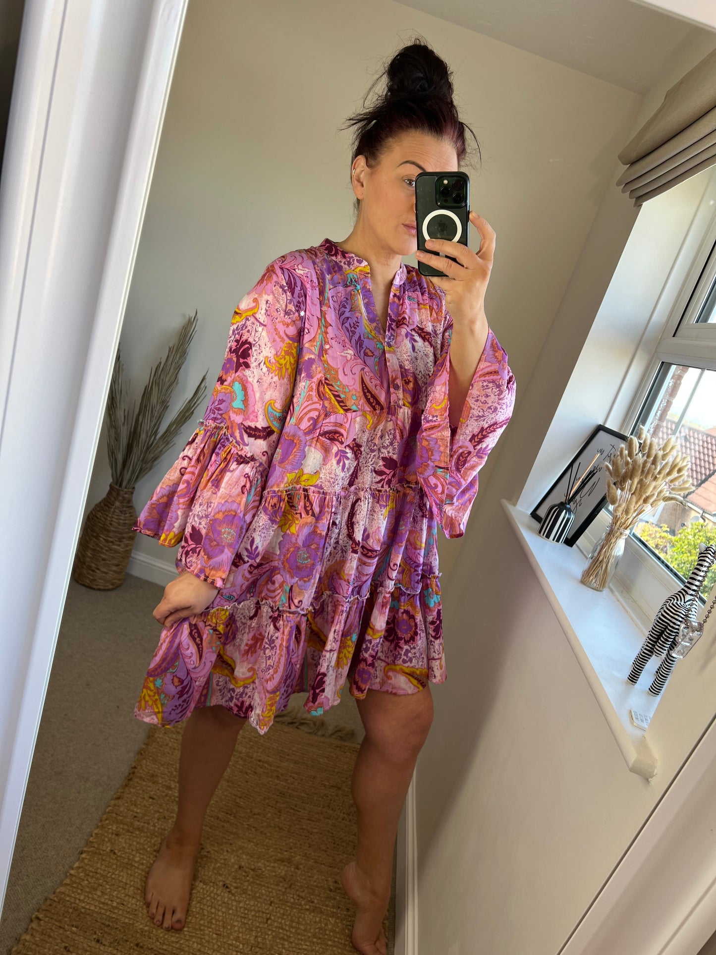 Smock Tiered Dress
