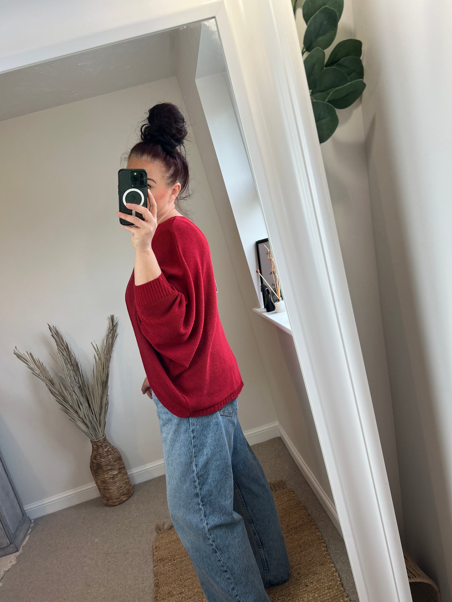 Wrap Knit - Wine