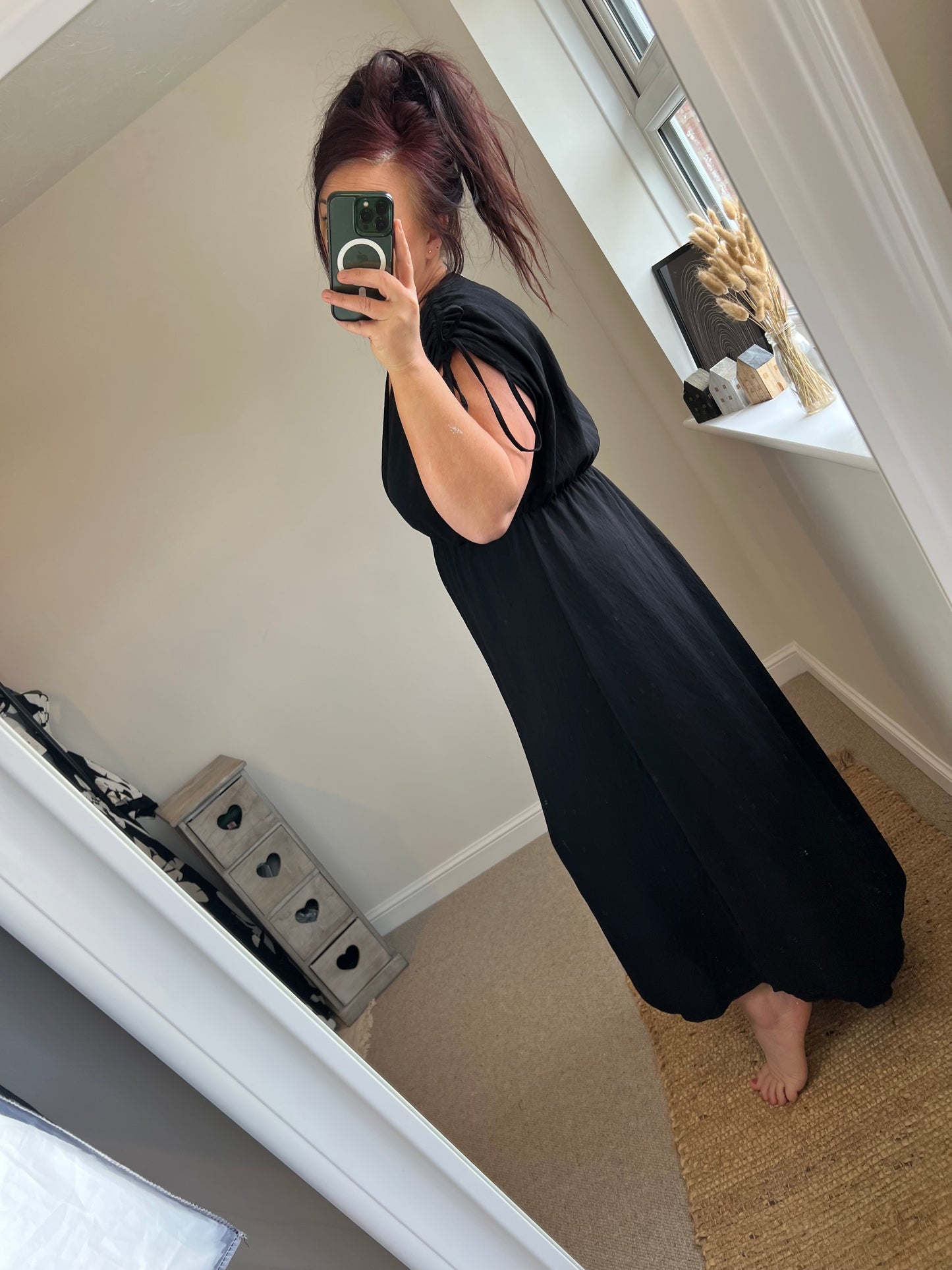 Crossover Dress - Black