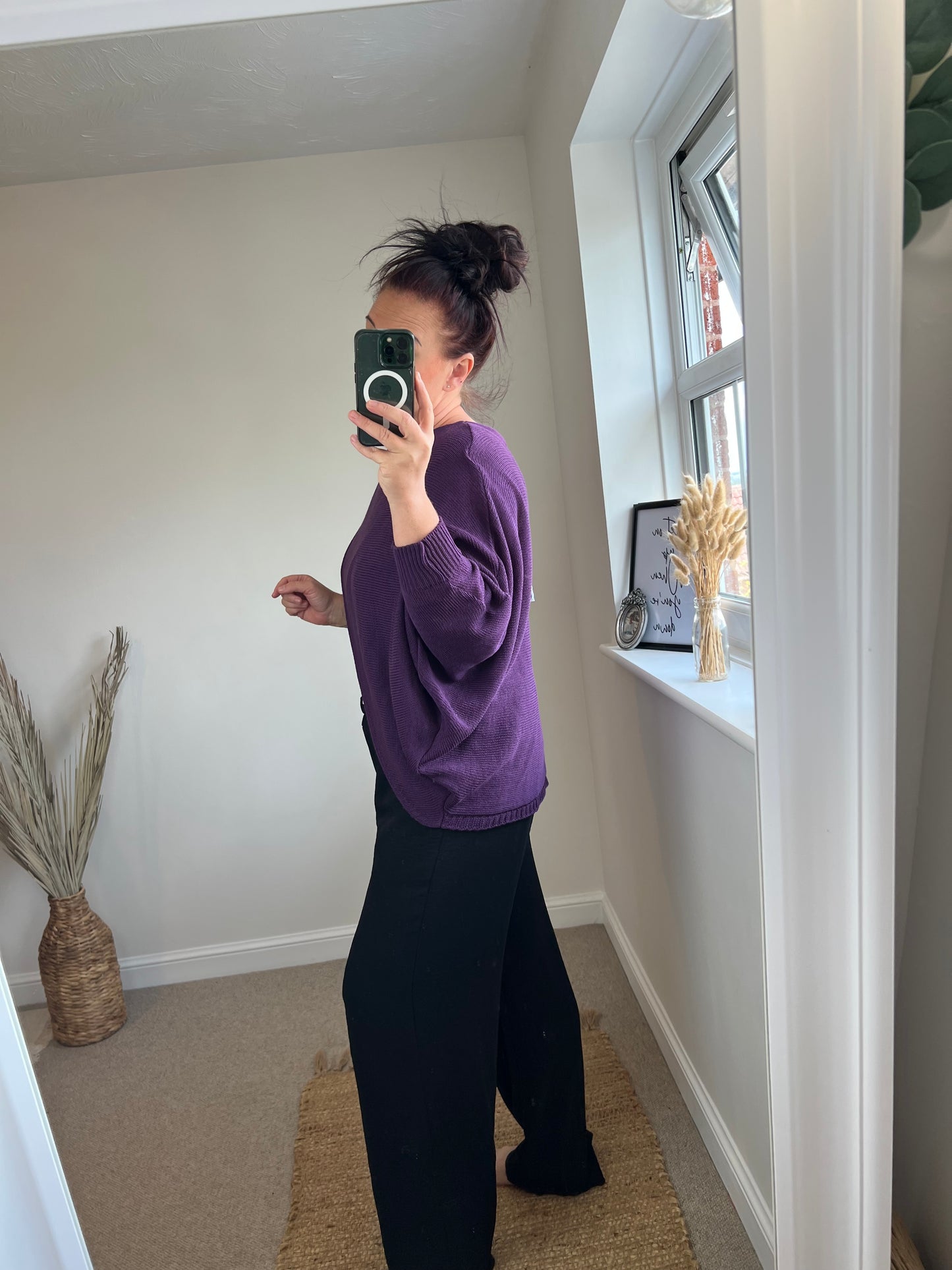 Wrap Knit - Purple