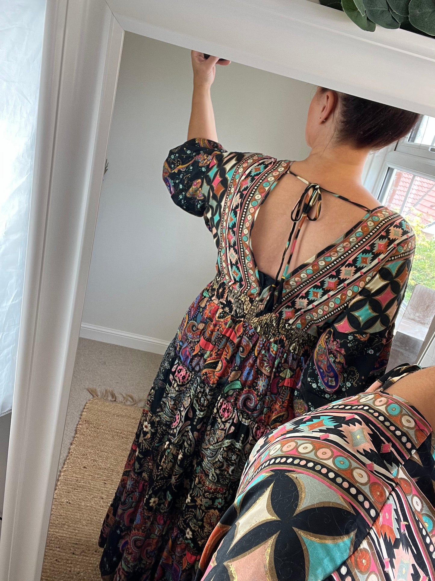 Puff Sleeve Maxi Dress (3 sizes)