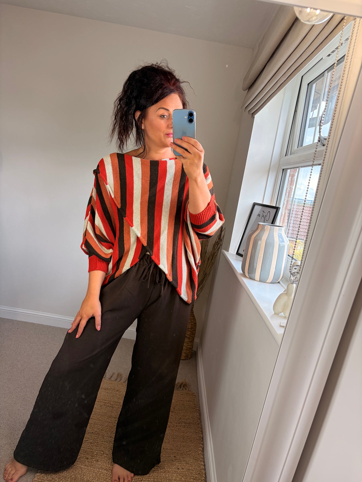 Wrap Knit - Stripe Rust