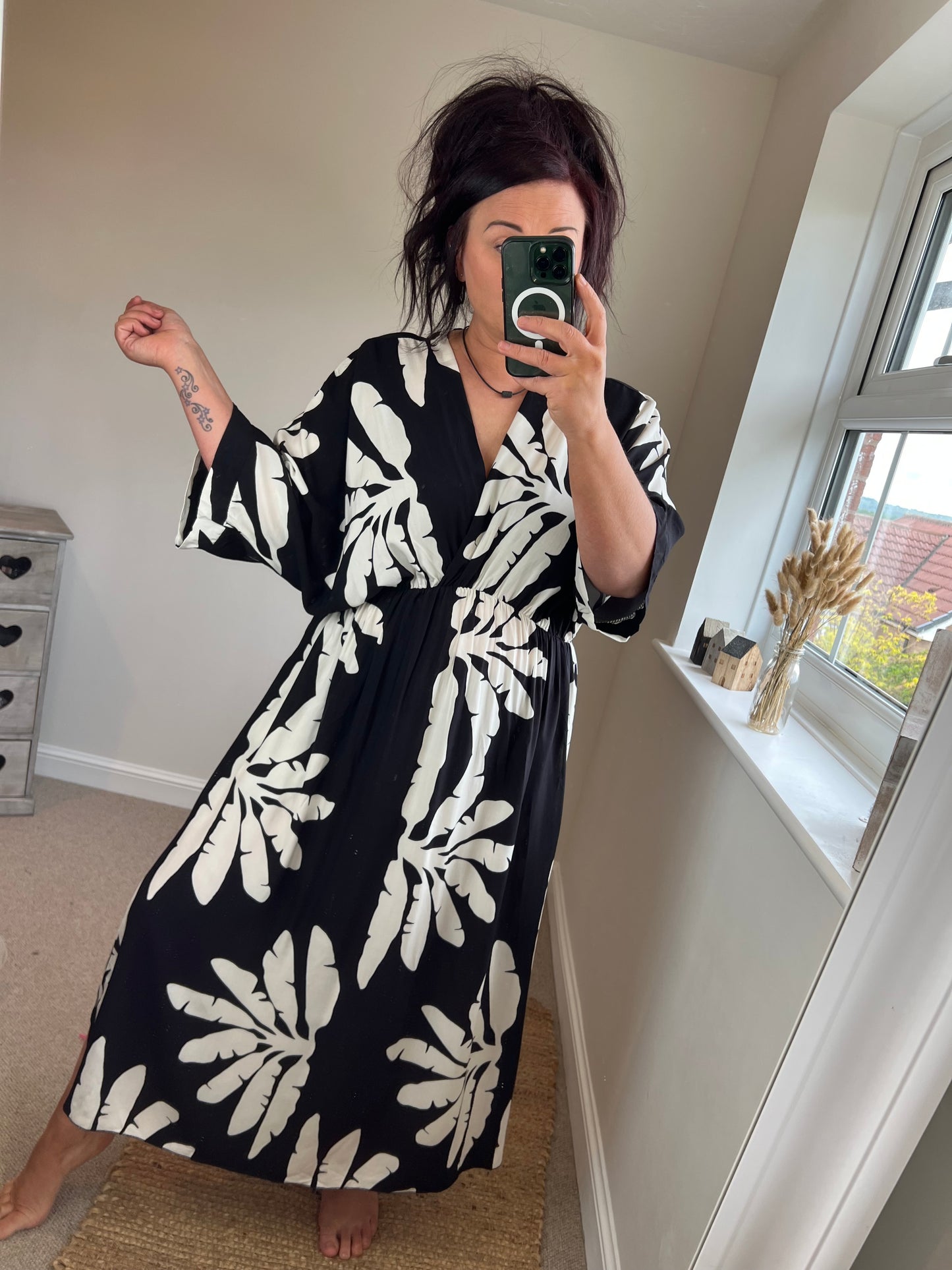 Floaty Maxi Dress - Black