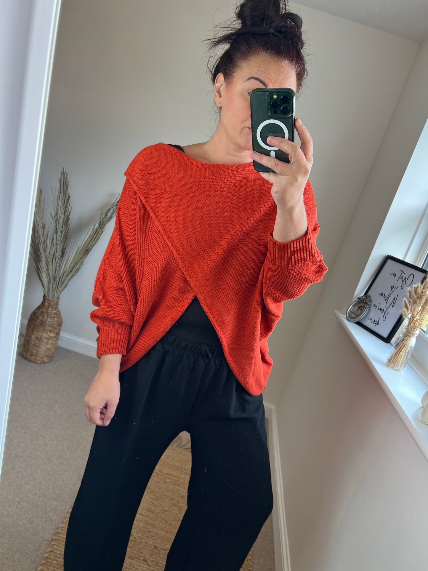 Wrap Knit - Rust
