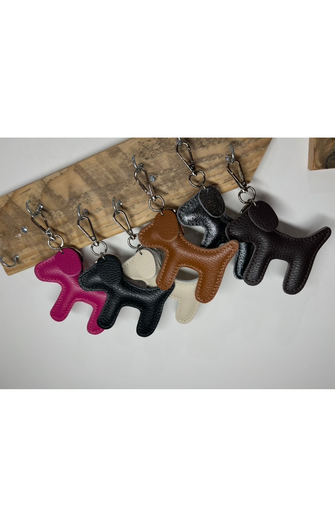 Leather Dog Keyring