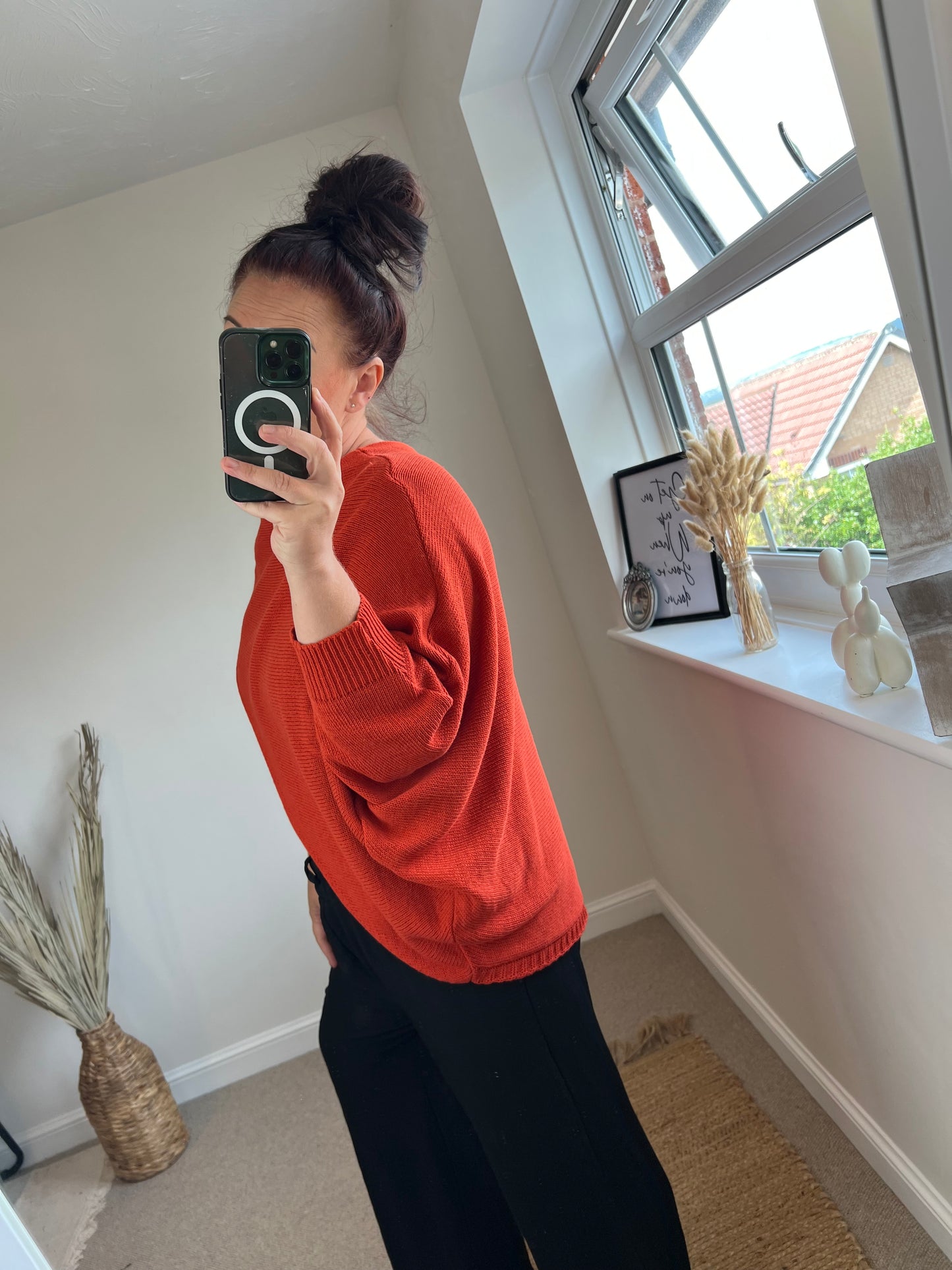 Wrap Knit - Rust