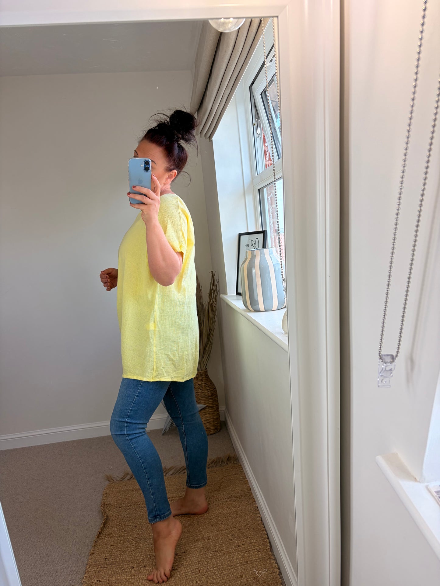 Drawstring Top - Lemon
