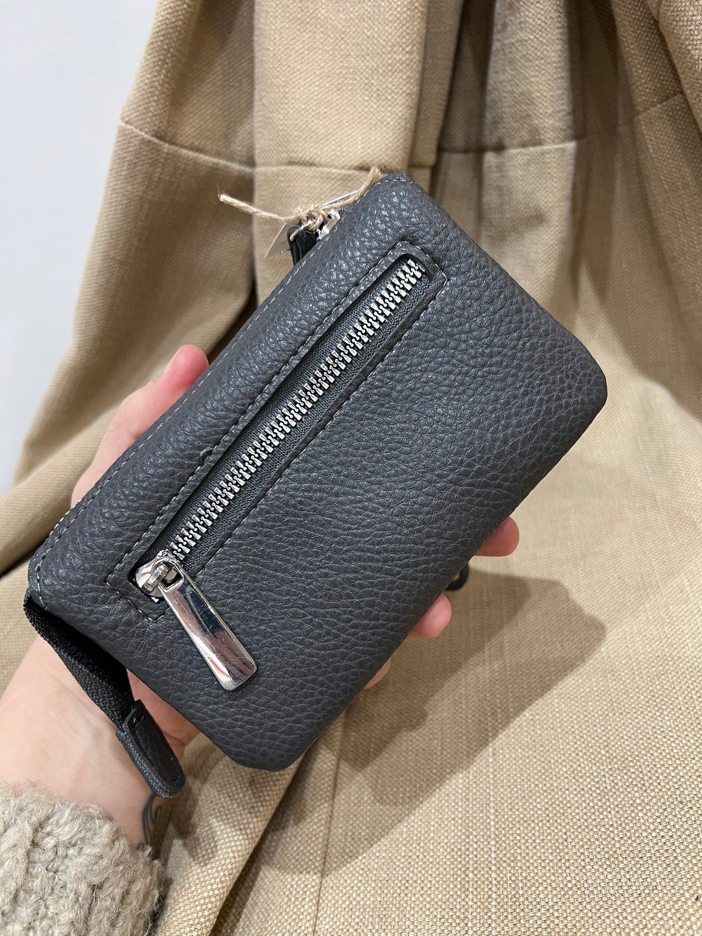 Wristlet Purse - Charcoal