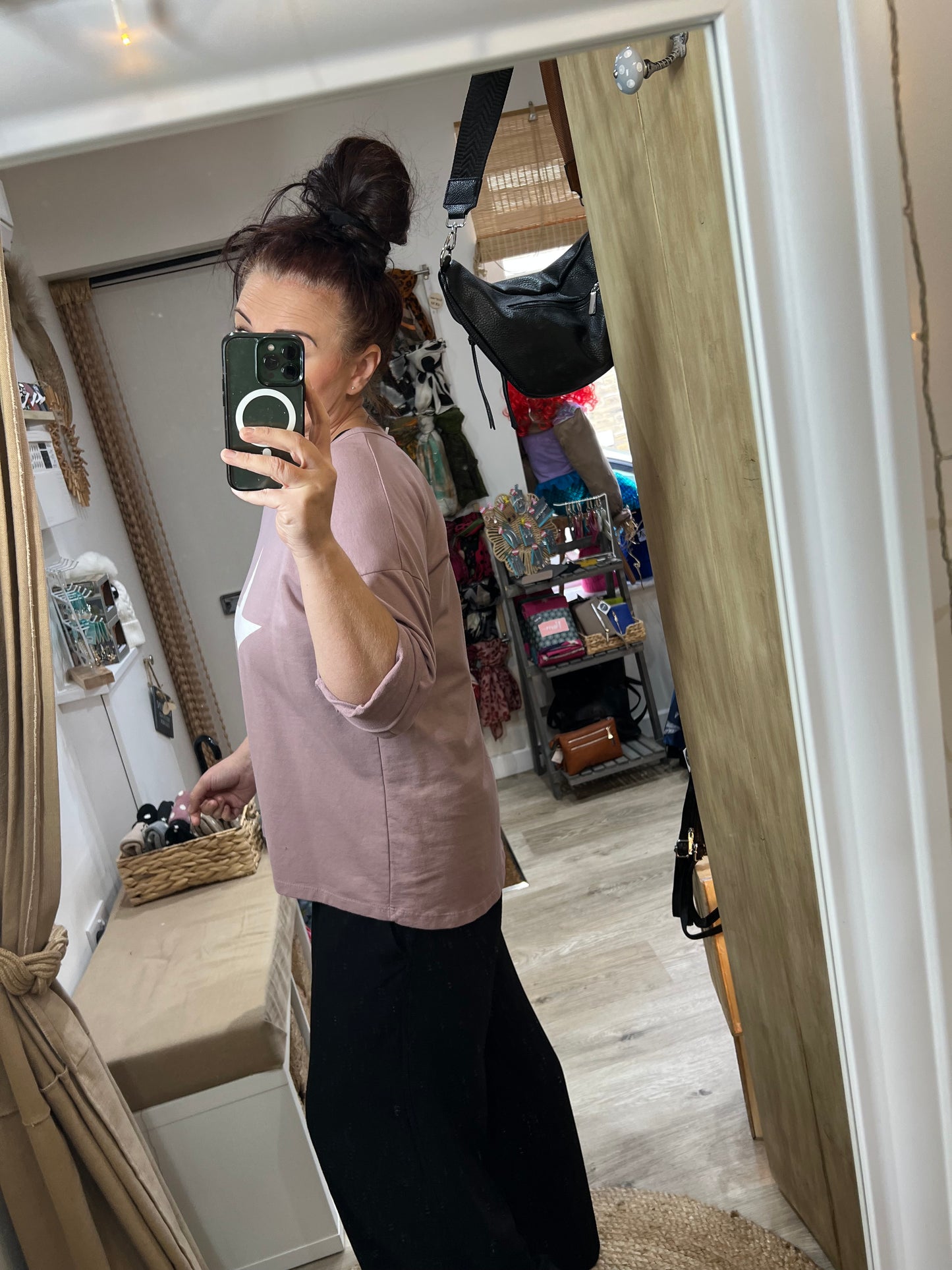Jersey Star Top - Blush