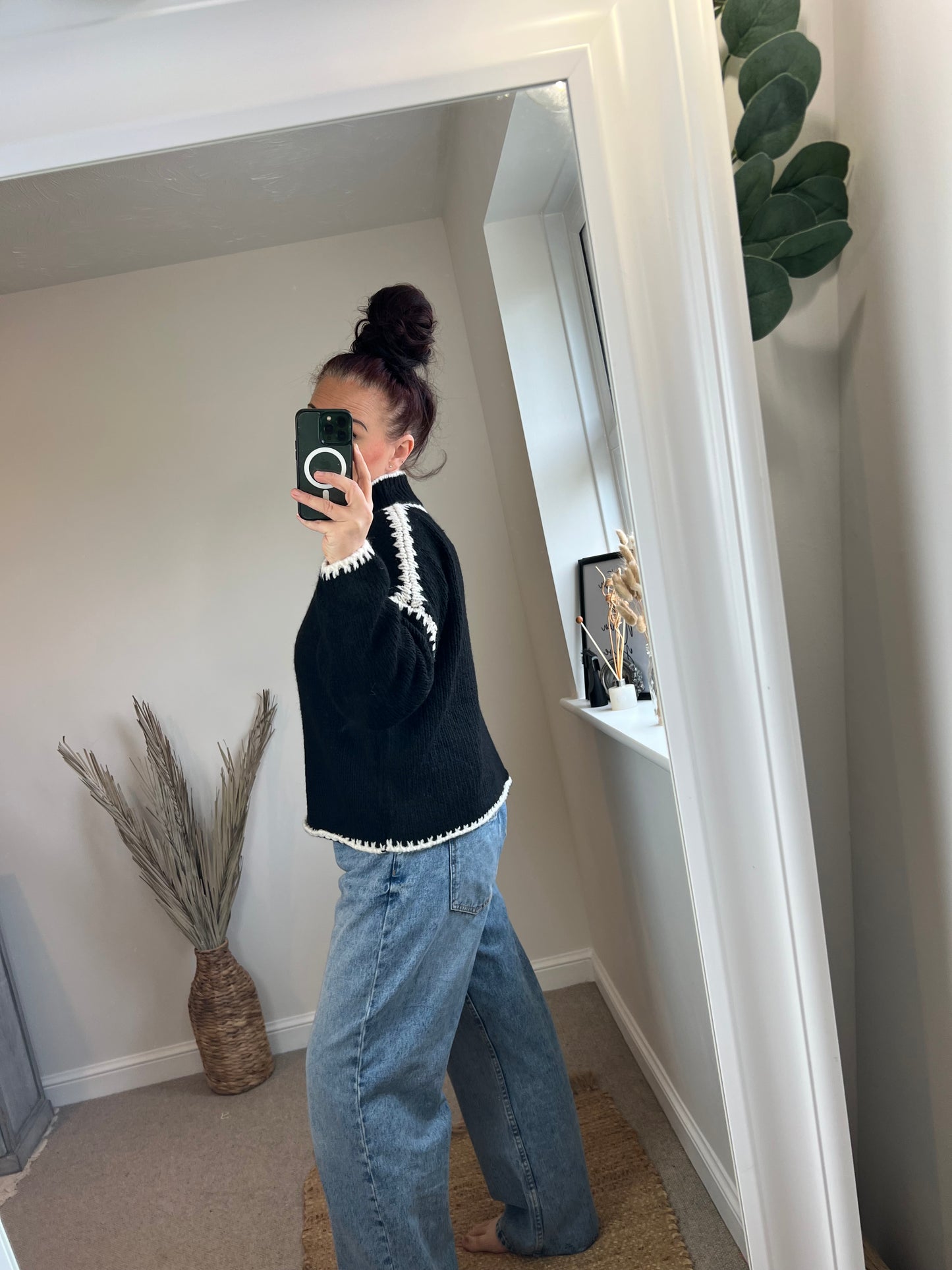 Stitch Jumper - Black