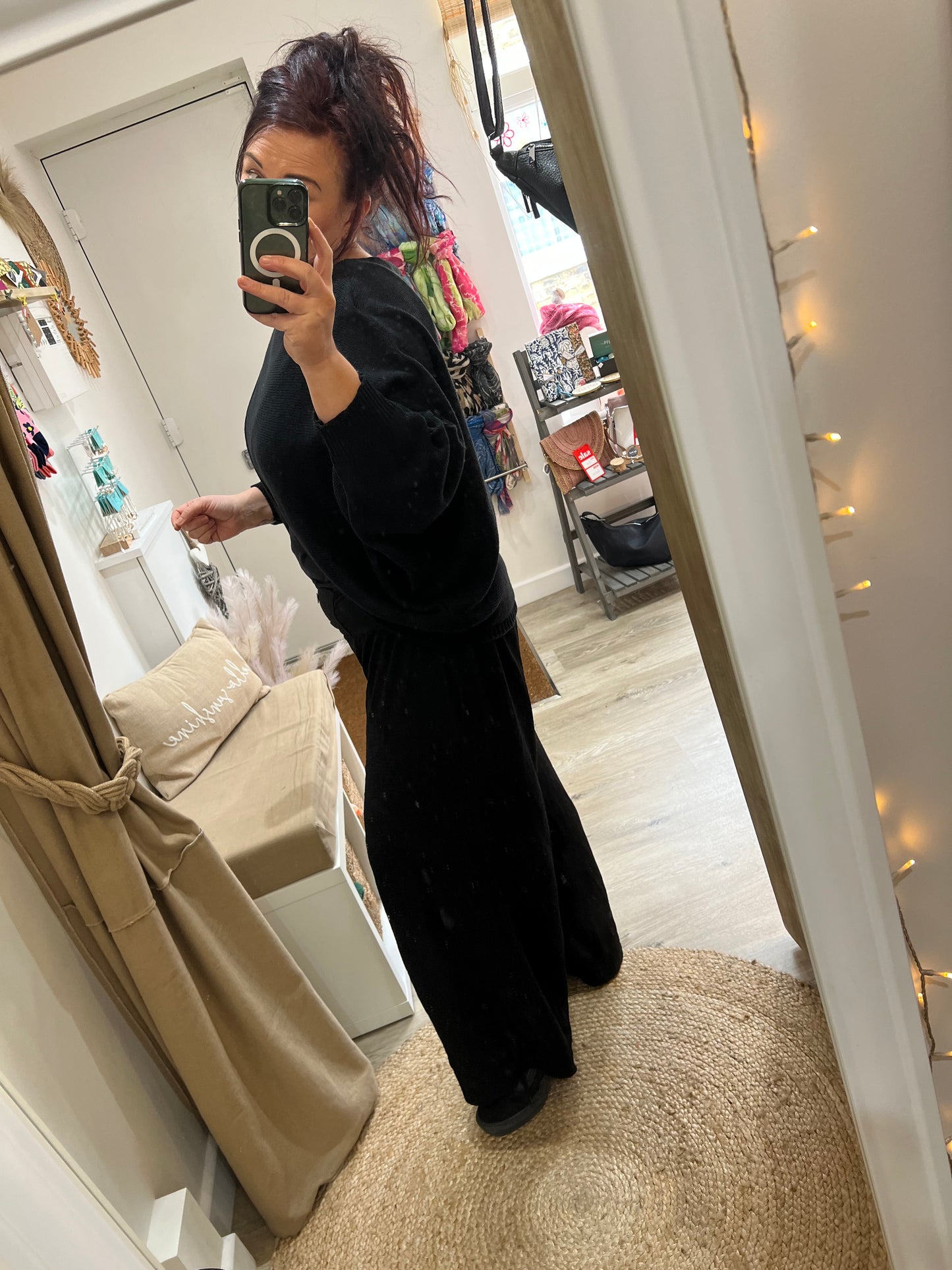 Wrap Knit - Black