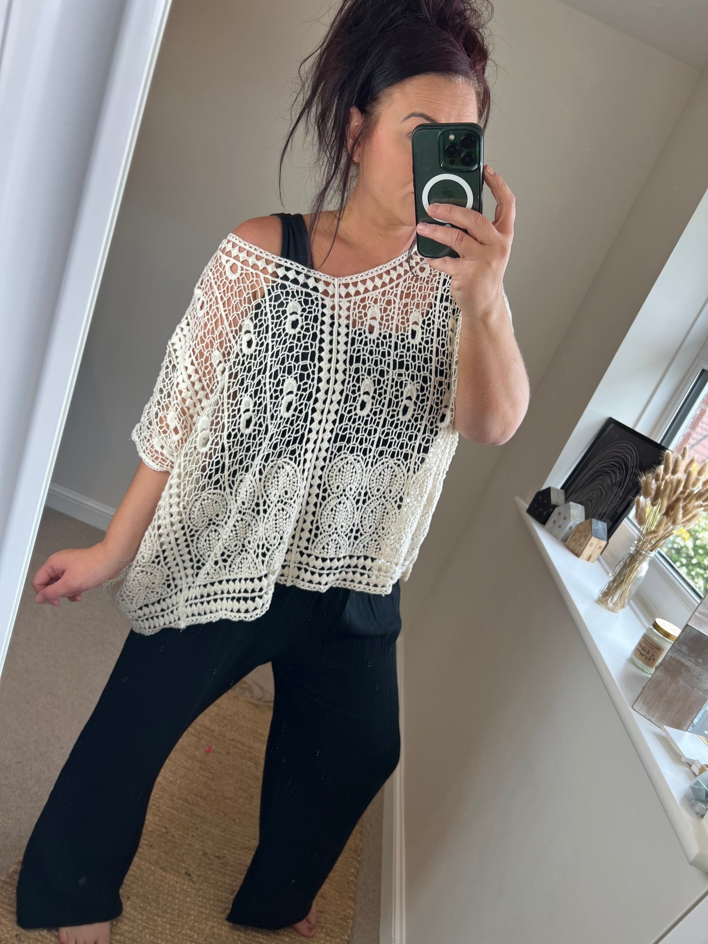 Crochet Top - Beige
