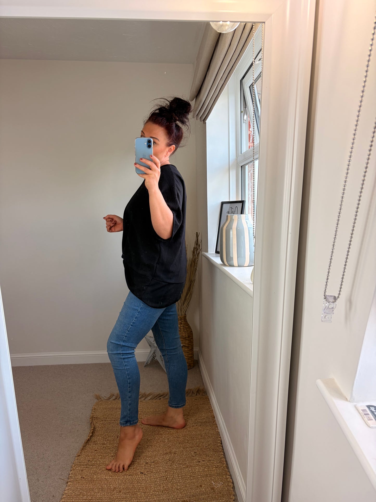 Twist Front Top - Black