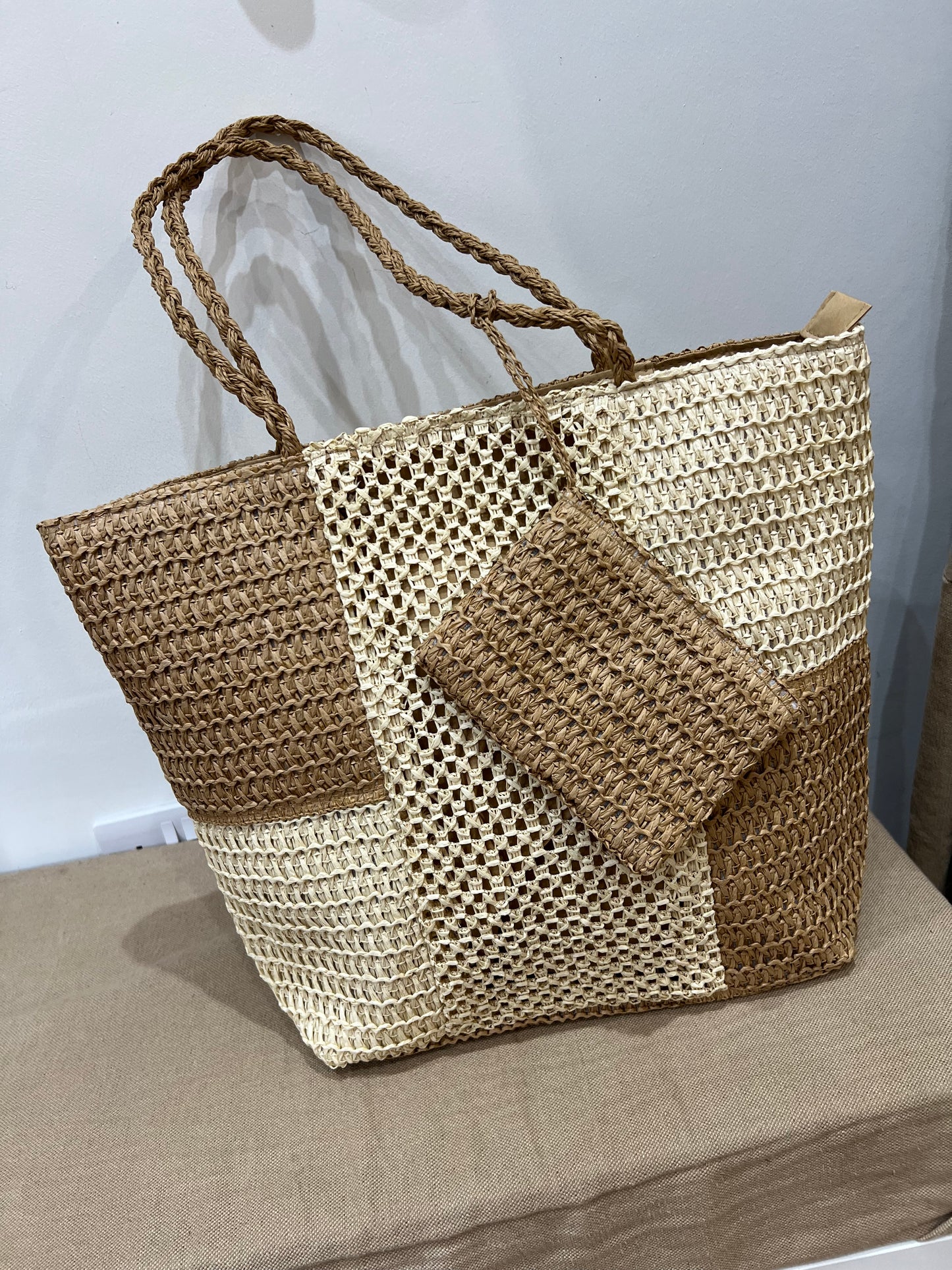 Straw Beach Bag