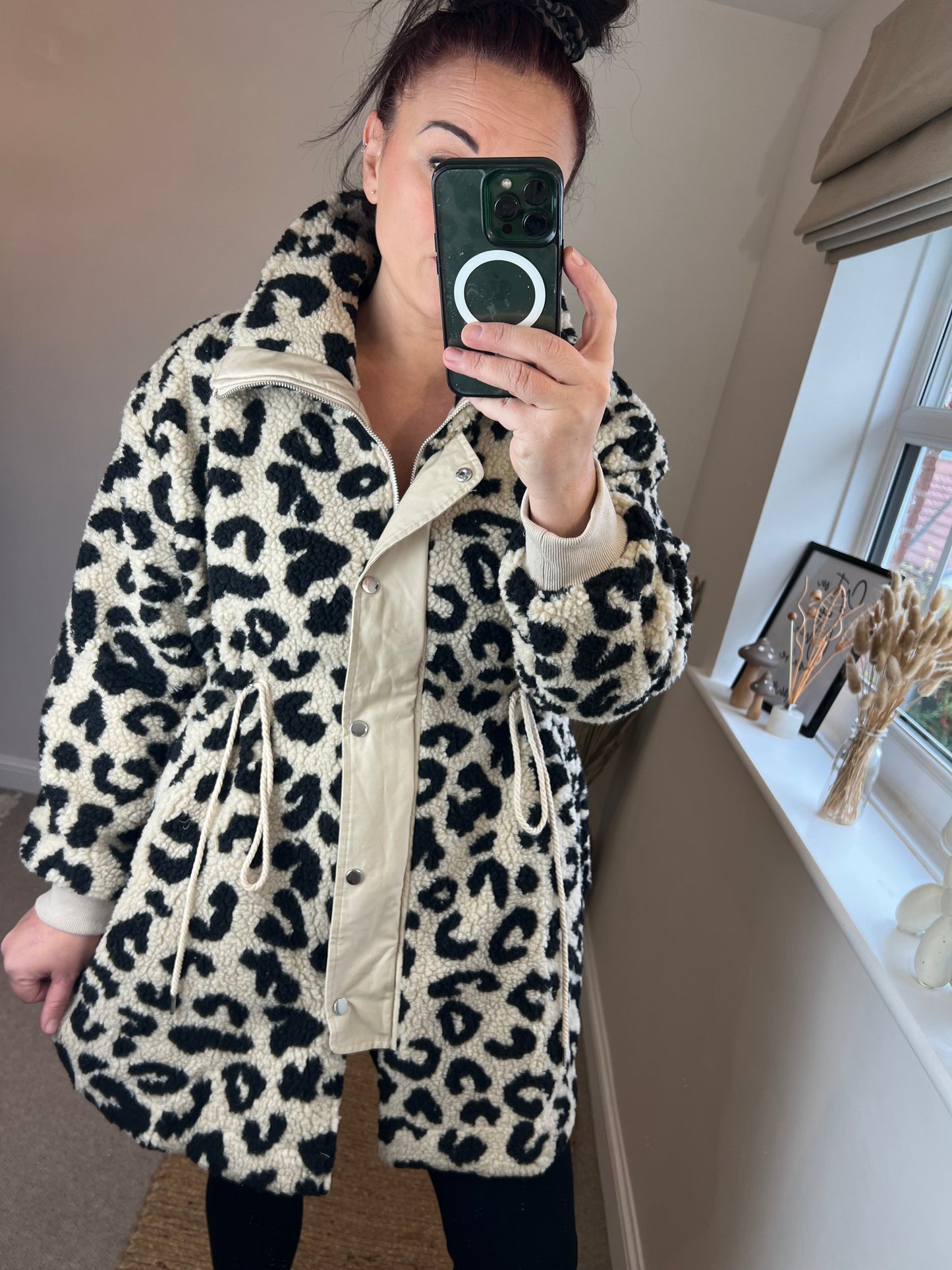 Fleece Jacket - Leopard