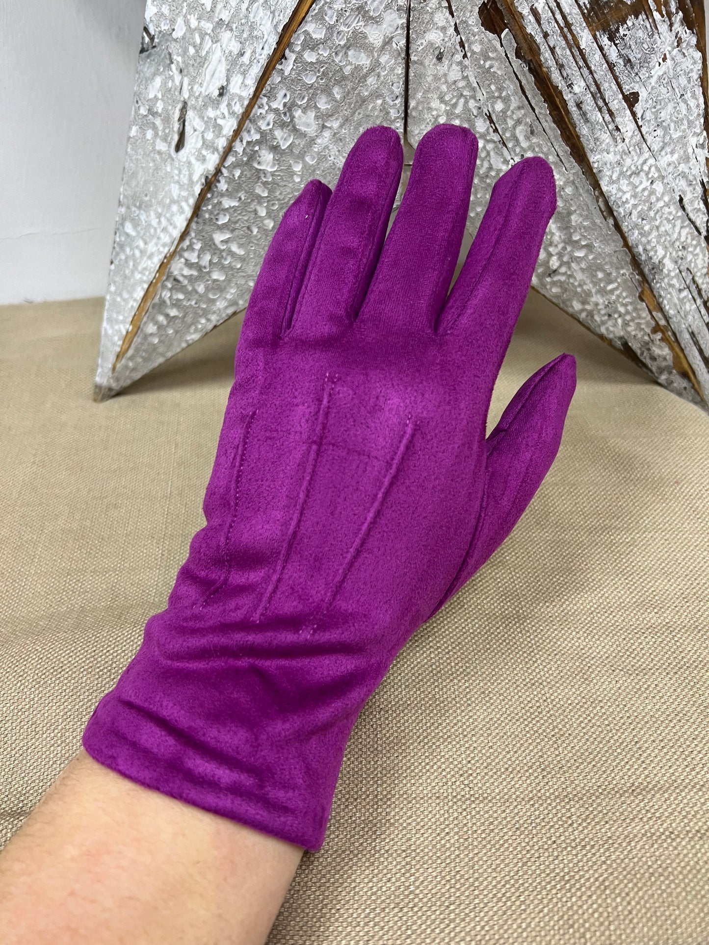Gloves with Touch Screen Finger - Magenta