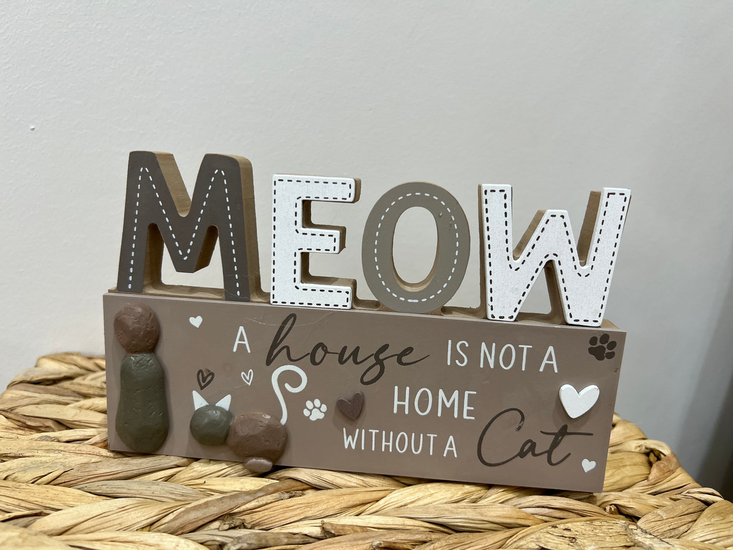 Freestanding Sign - Meow