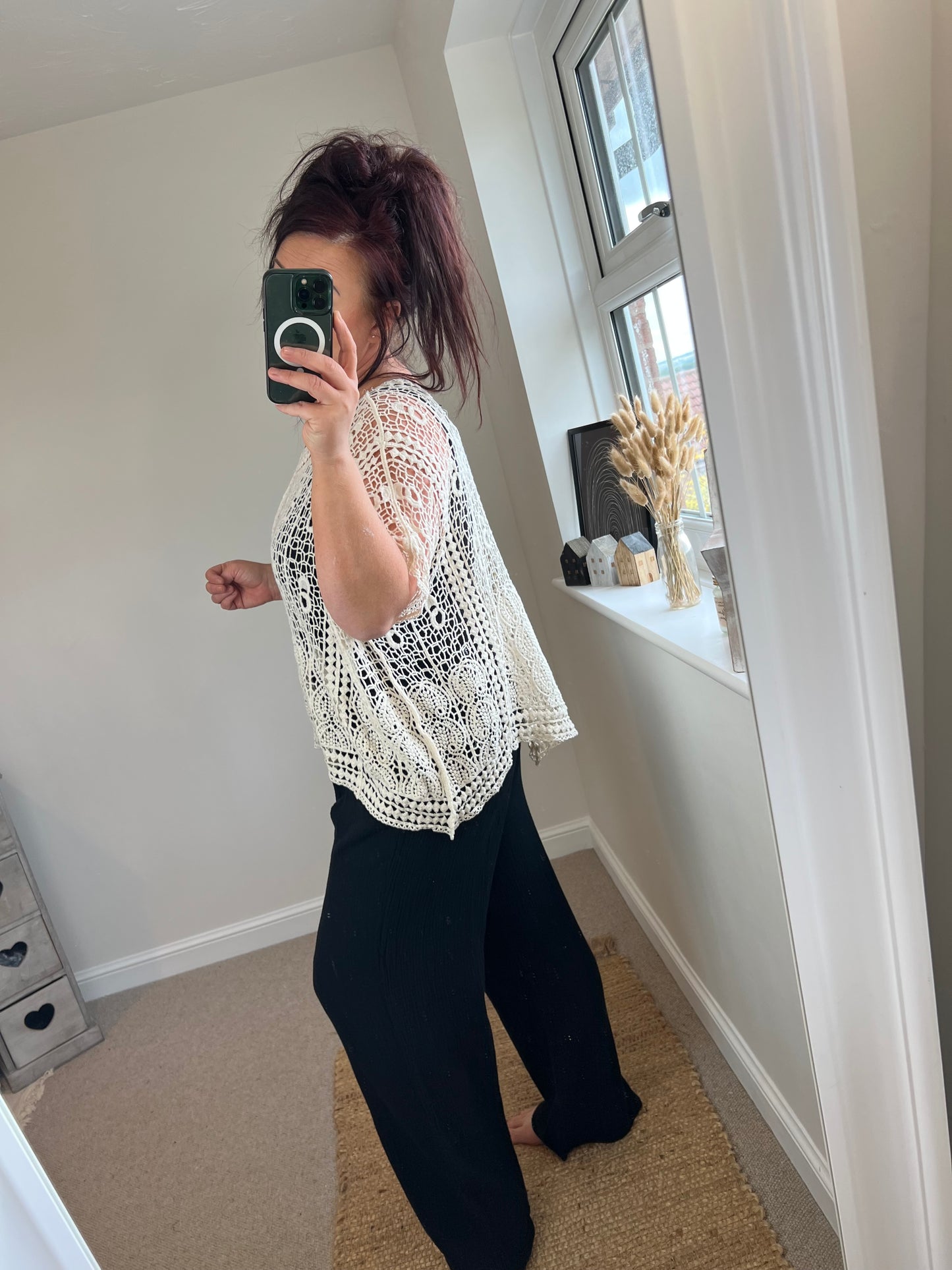 Crochet Top - Beige