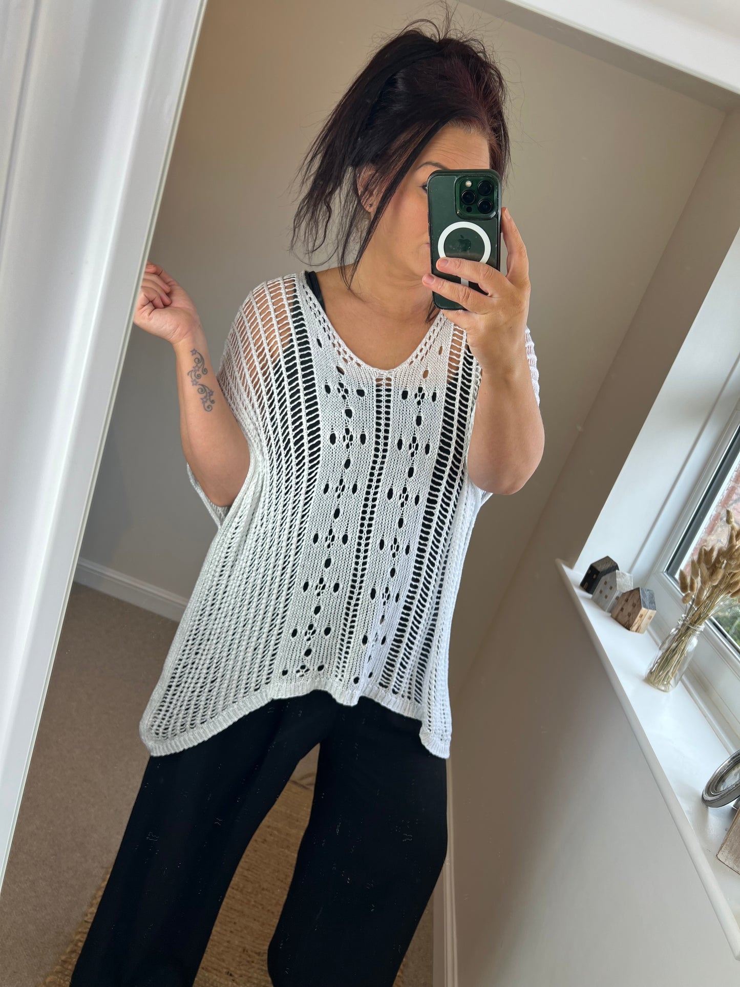 Crochet Top - White