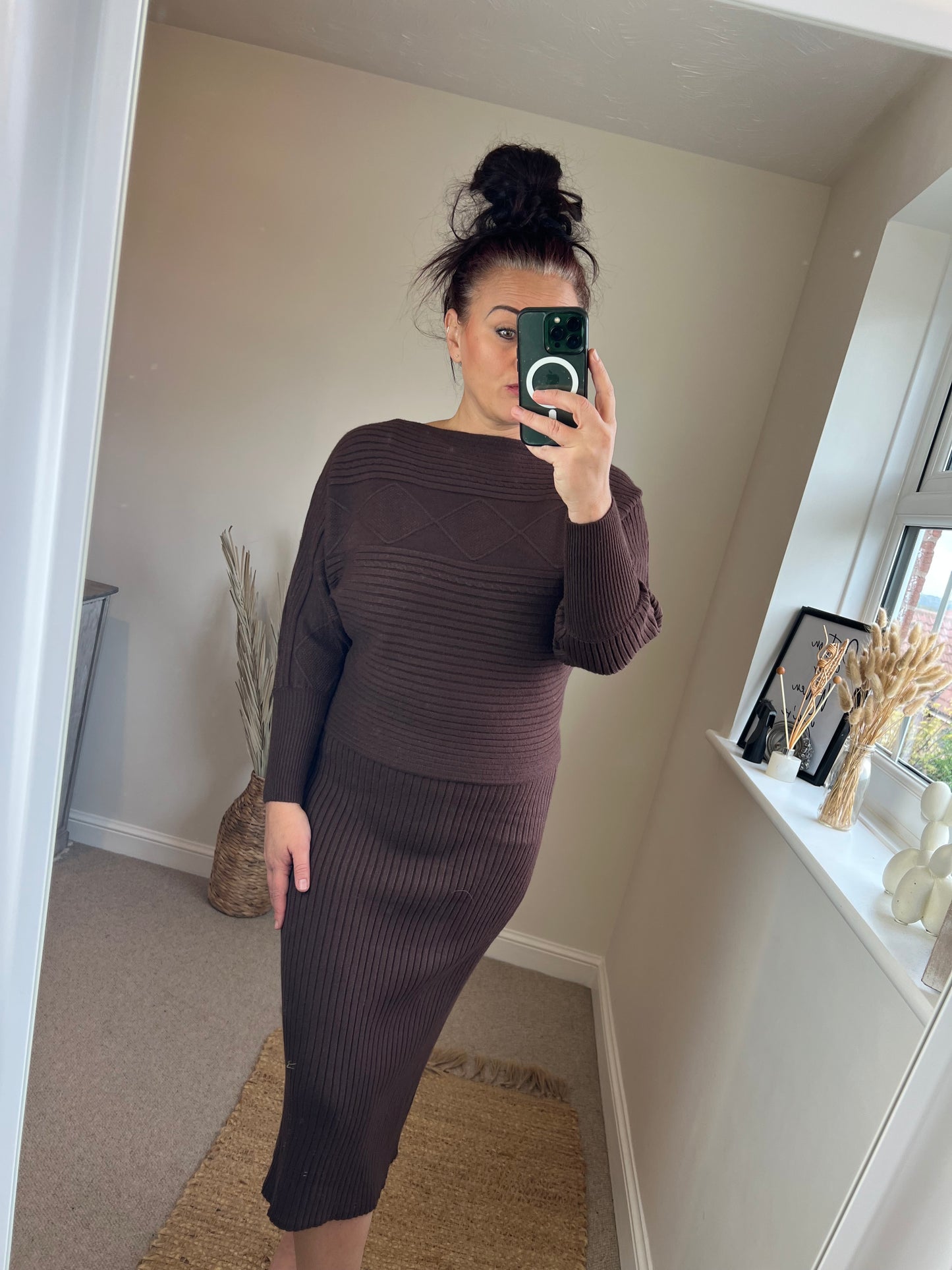 Jumper Dress - Chocolate
