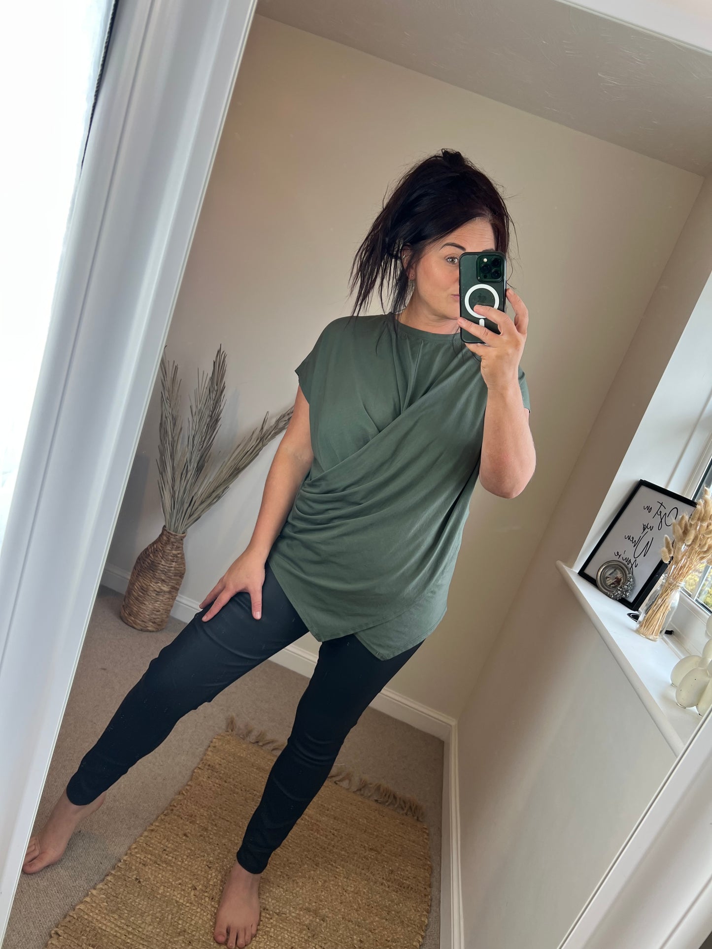 Crossover Top - Khaki