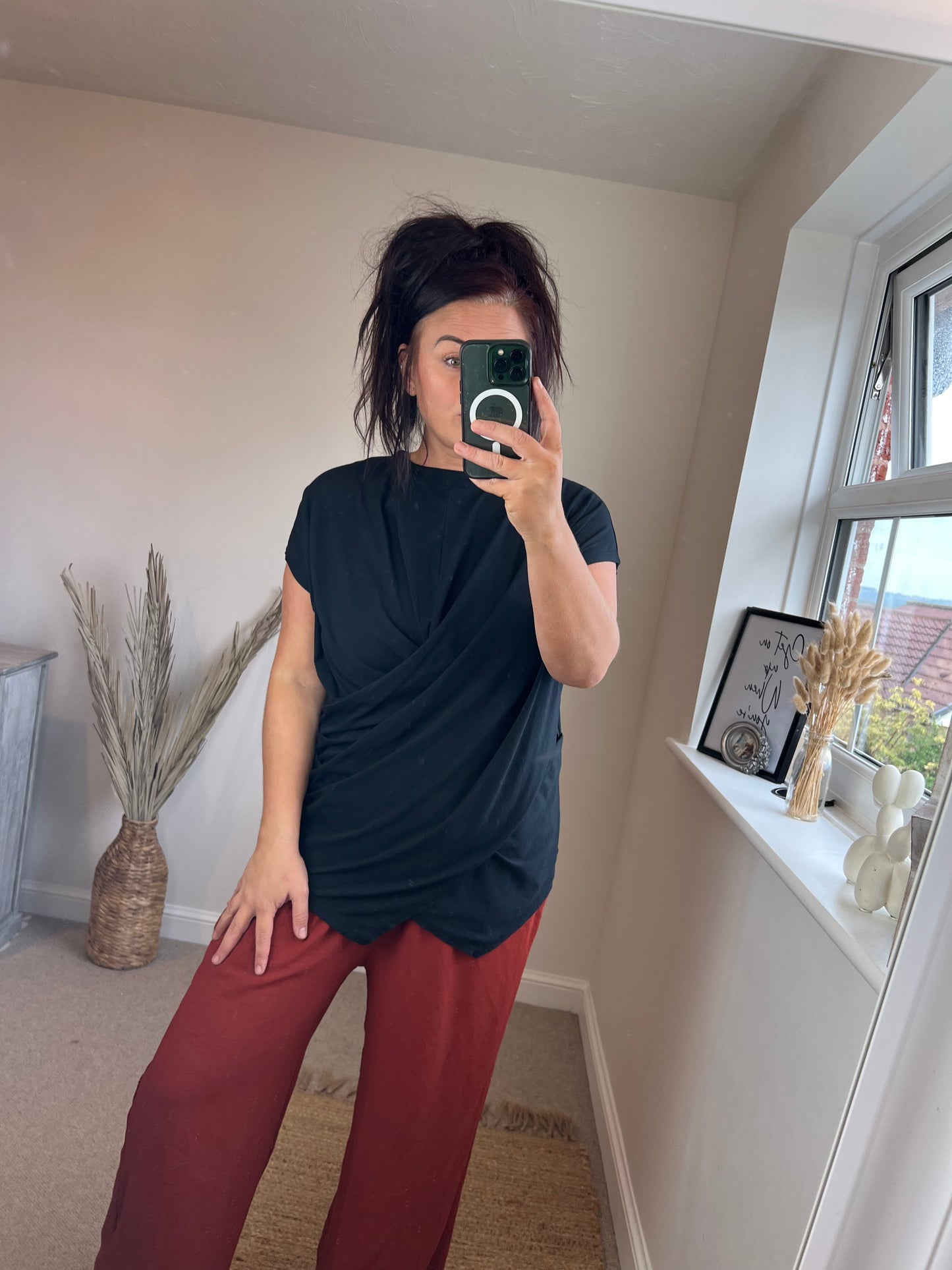Crossover Top - Black