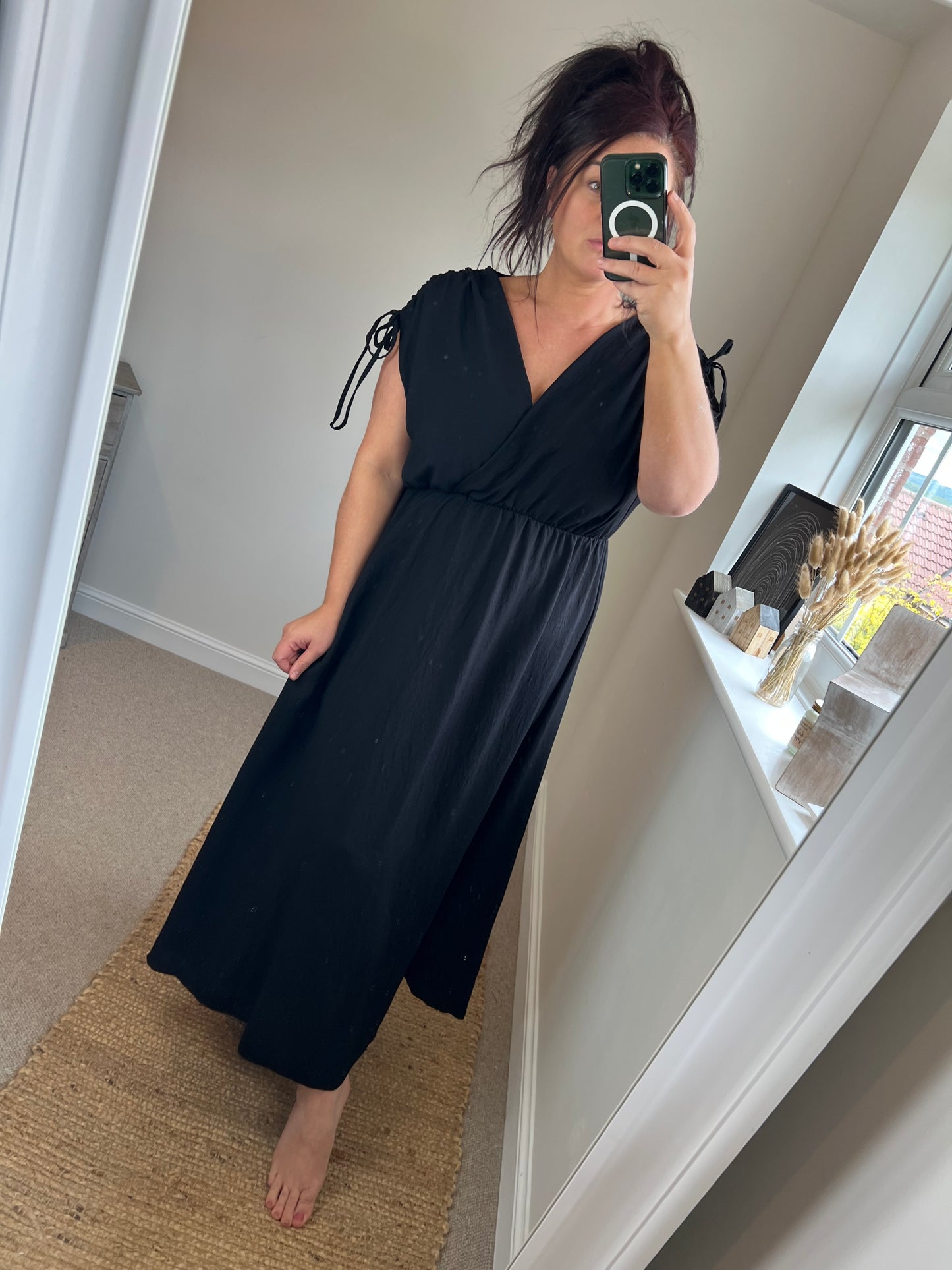 Crossover Dress - Black